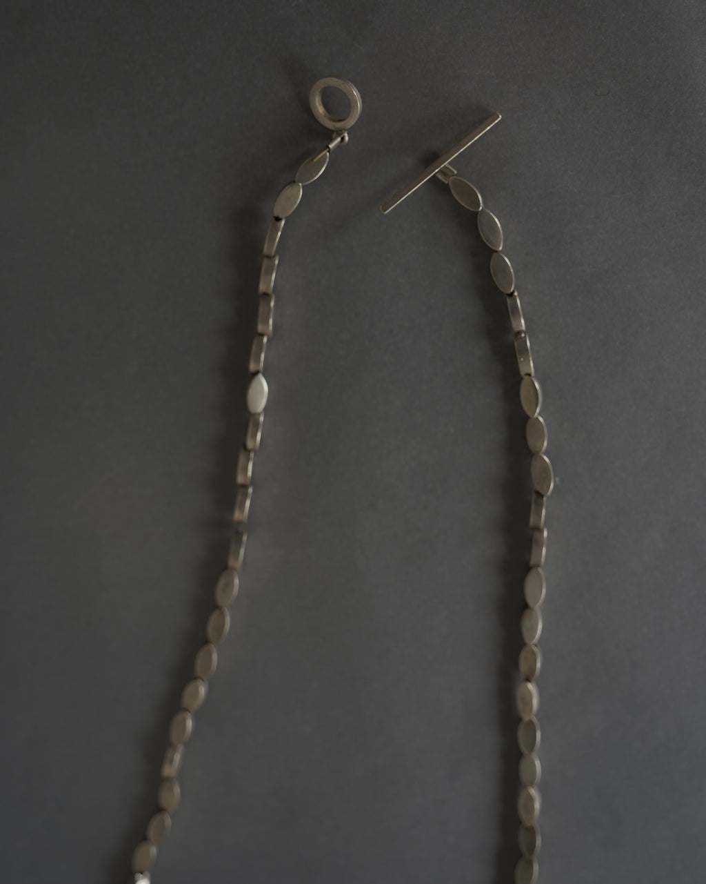 Flat Disk Chain Necklace (SVNL25002-1)