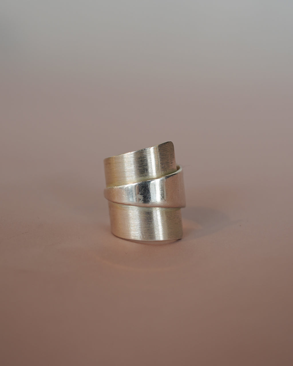 Silver Paper Wrap Ring (SVR25AW01)