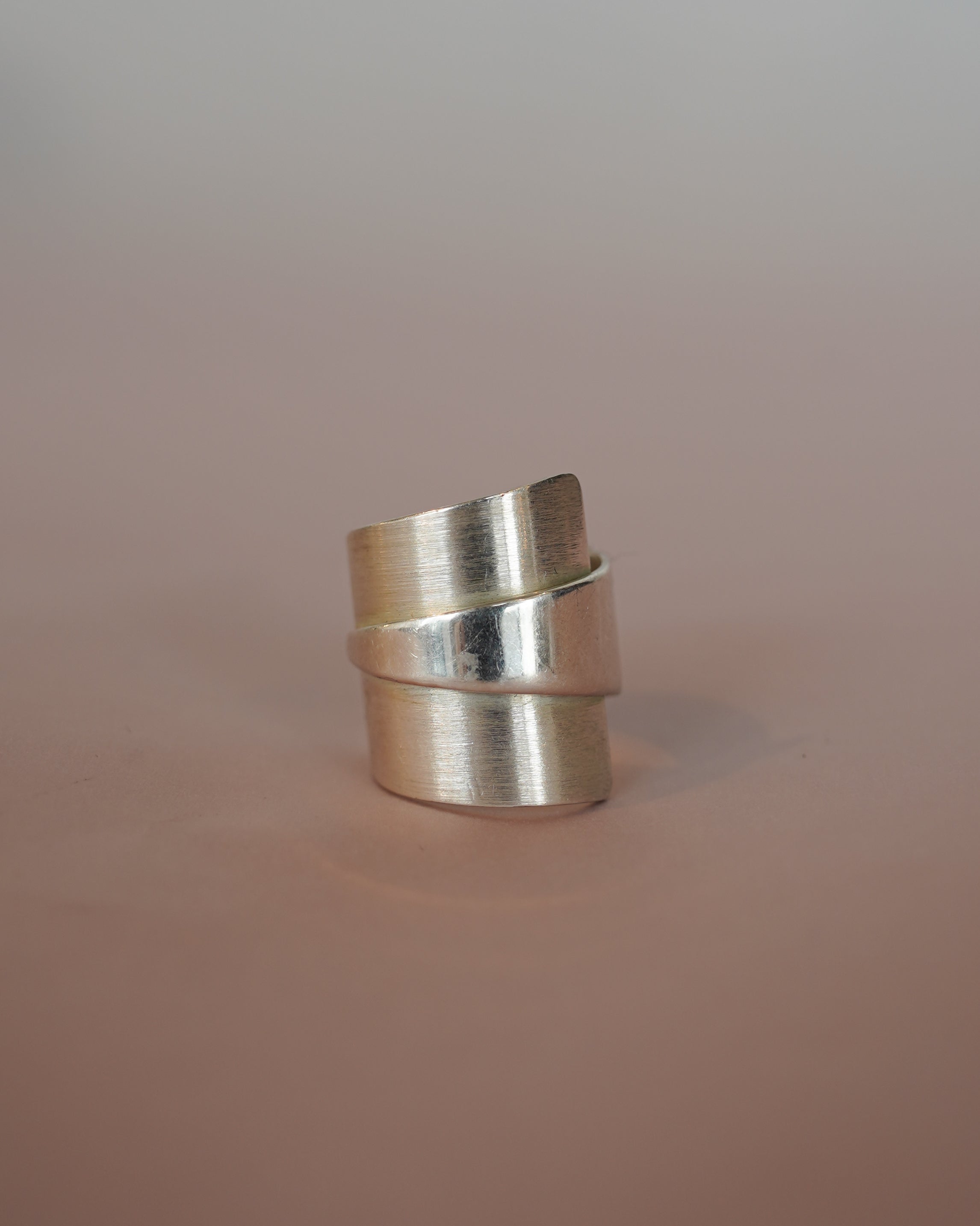 Silver Paper Wrap Ring (SVR25AW01)