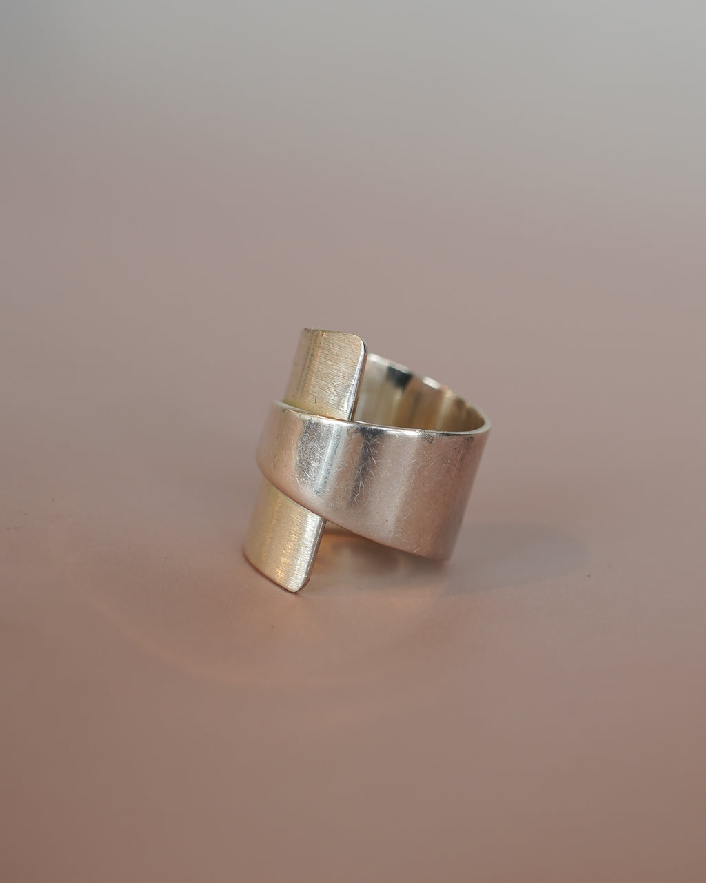 Silver Paper Wrap Ring (SVR25AW01)