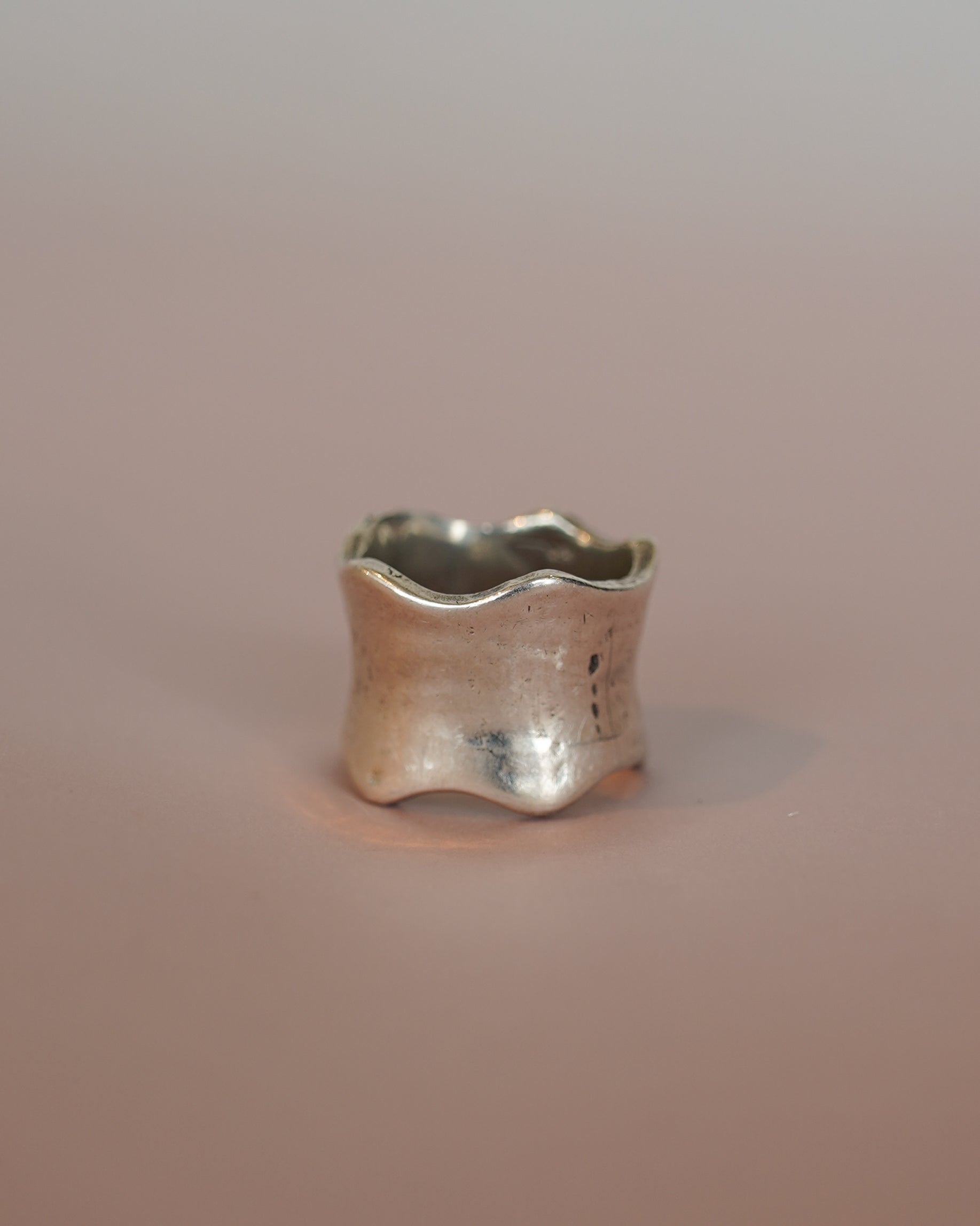 Organic Wave Silver Ring (SVR25005)