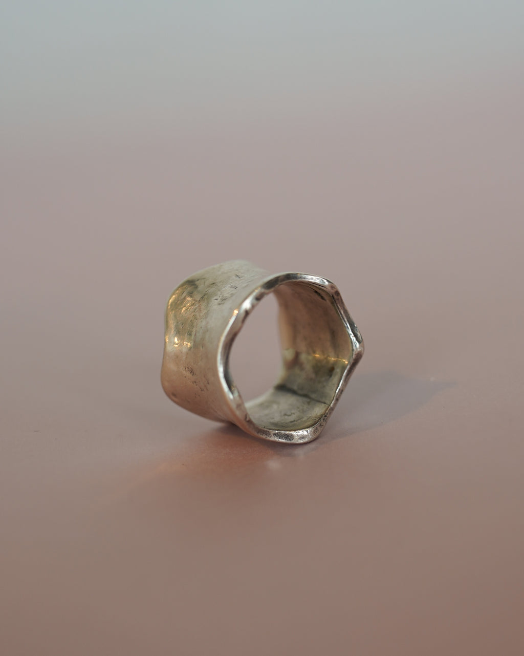 Organic Wave Silver Ring (SVR25005)