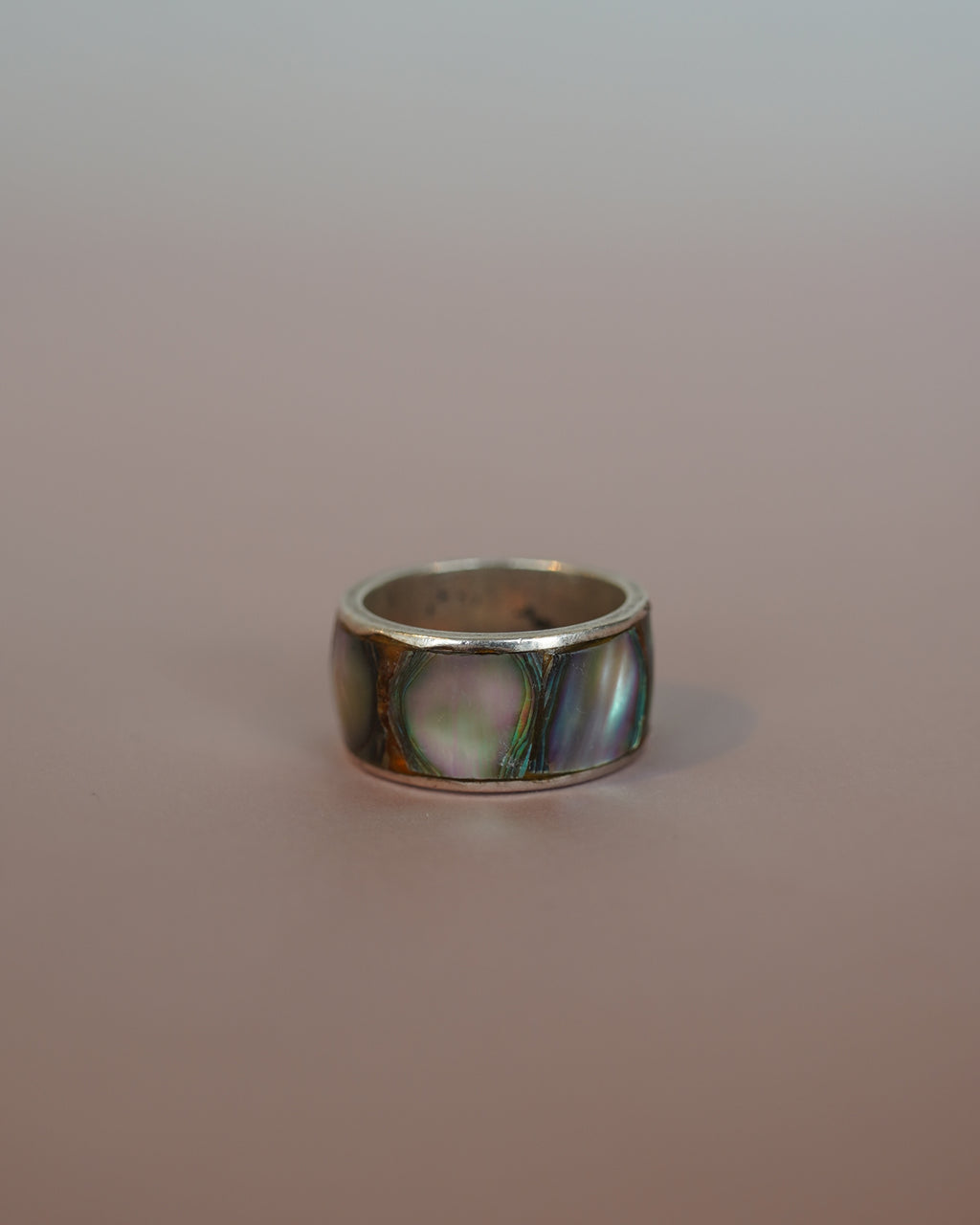 Abalone Inlay Silver Ring (SVR25007)
