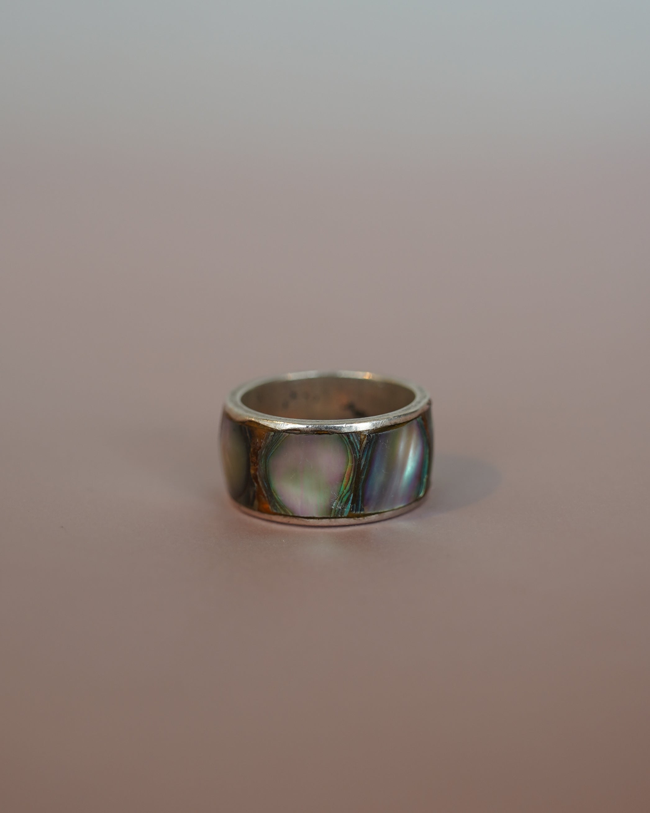 Abalone Inlay Silver Ring (SVR25007)