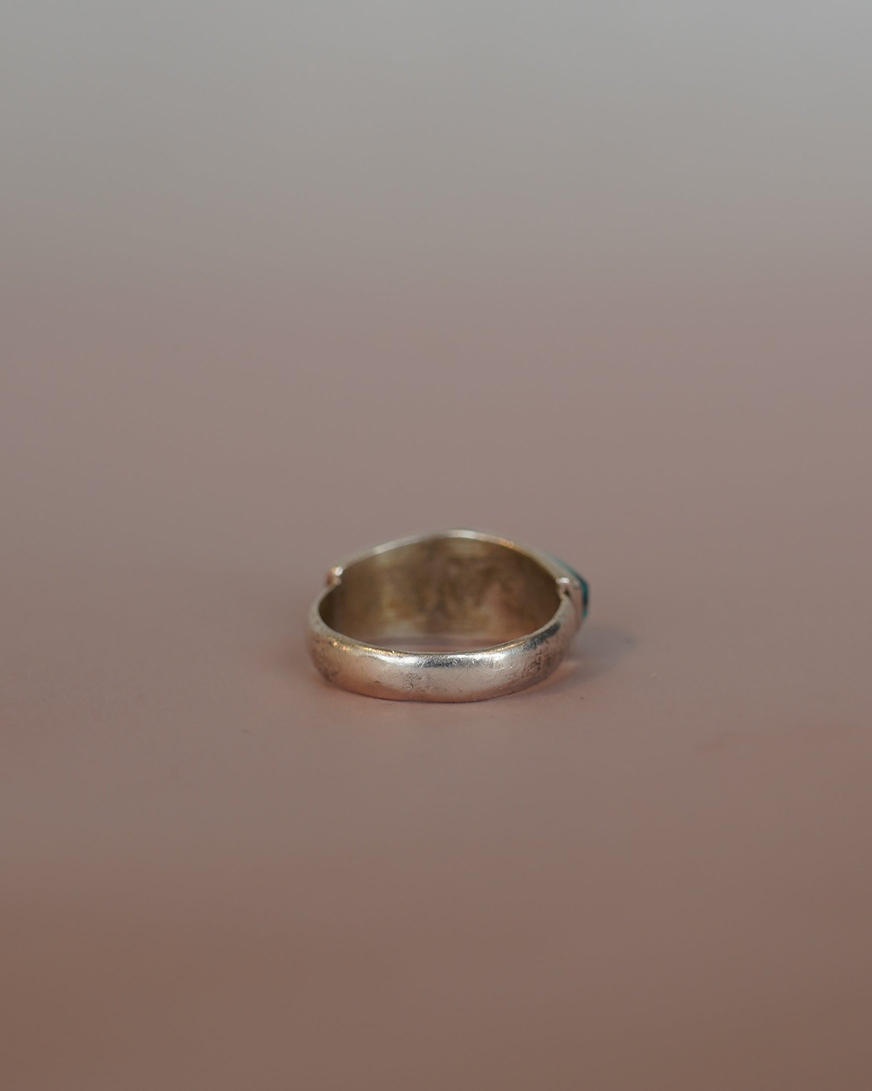 Turquoise & Coral Inlay Ring (SVR25010)