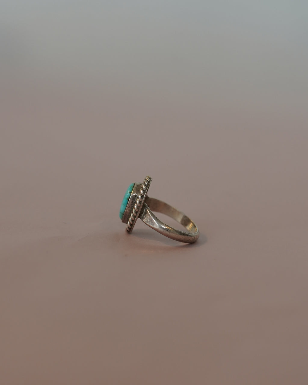 Teardrop Turquoise Silver Ring (SVR25024)