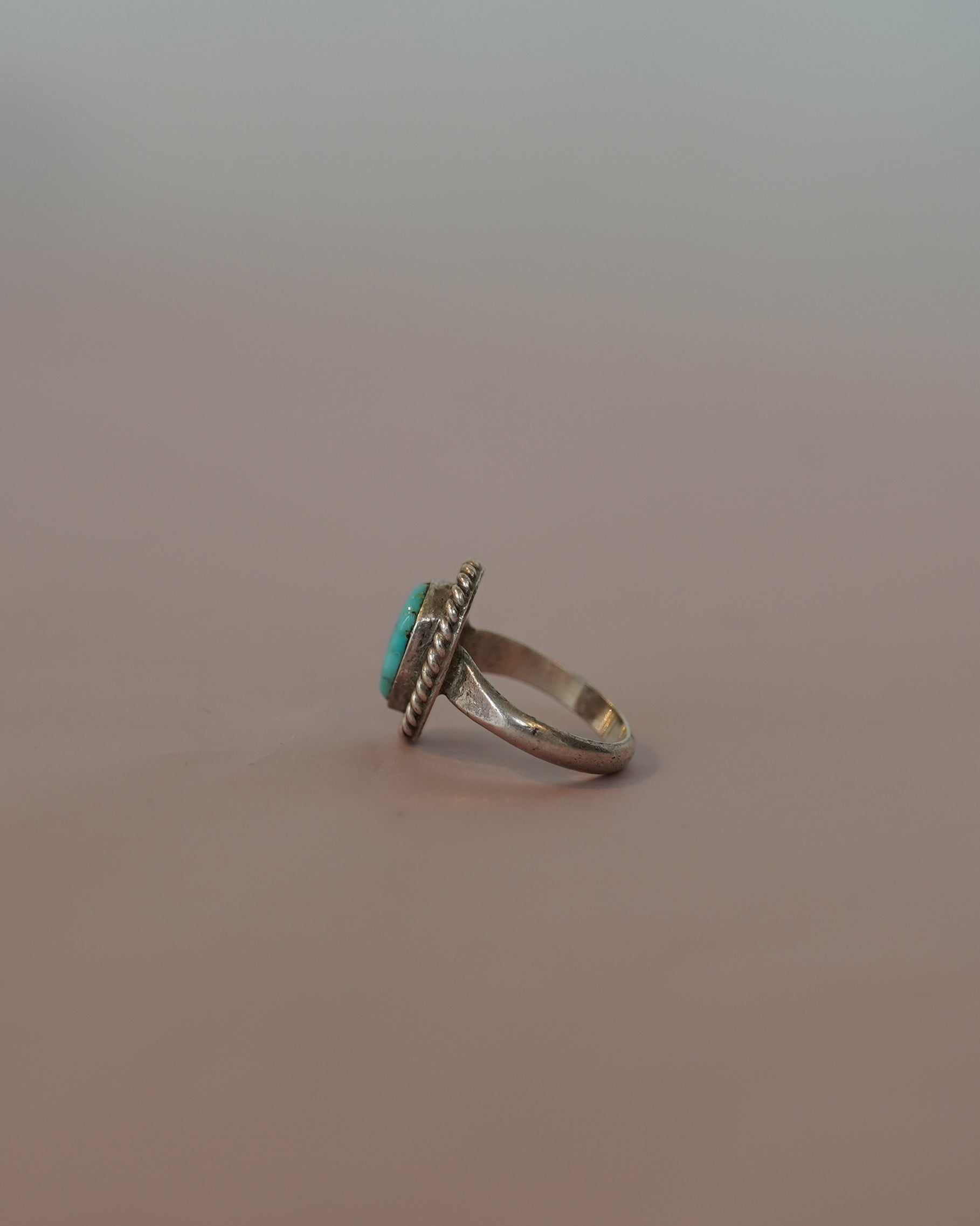 Teardrop Turquoise Silver Ring (SVR25024)