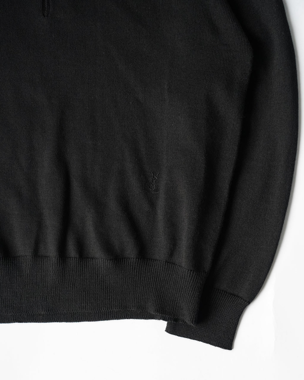 "YVES SAINT LAURENT" Wool Blend Knit Polo