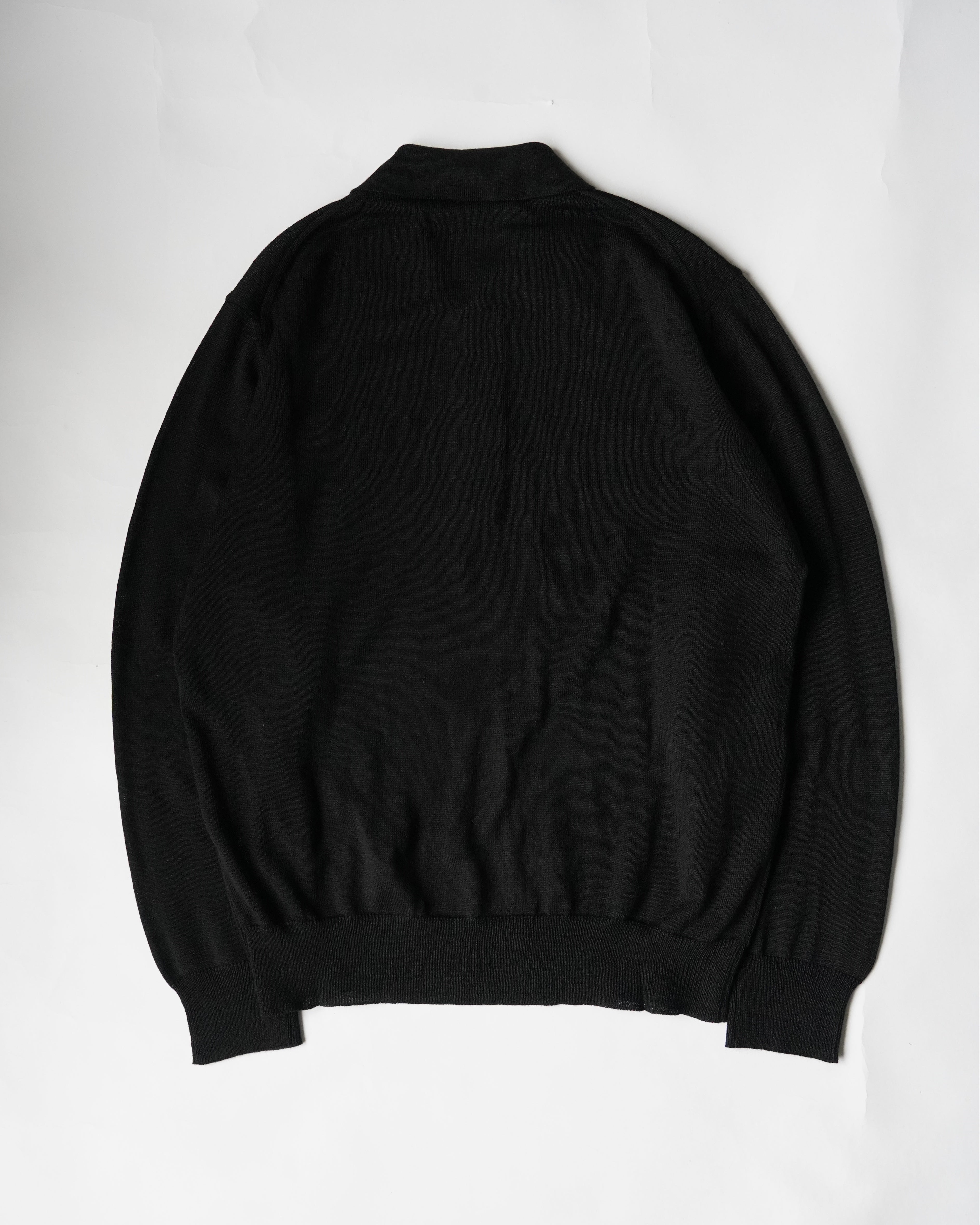 "YVES SAINT LAURENT" Wool Blend Knit Polo