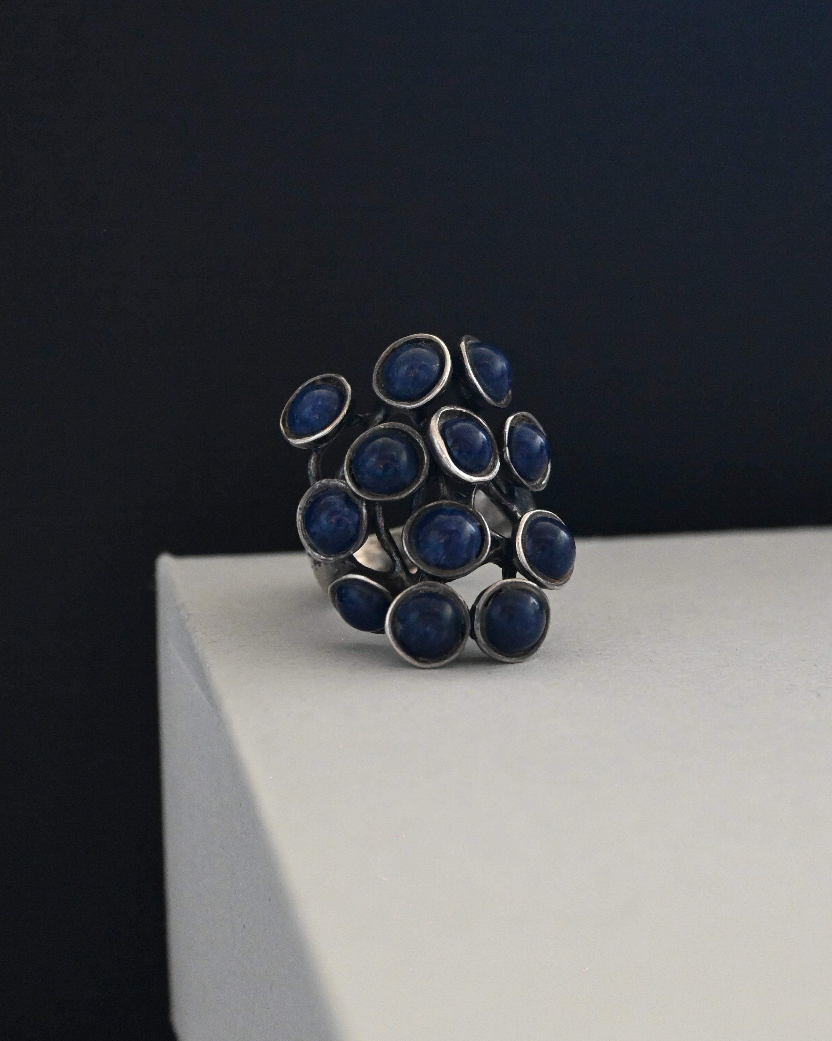 Lapis Silver Ring - 17号
