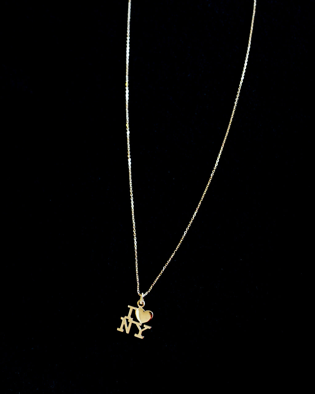 【Pre-oder】14K Gold Necklace -I LOVE NY-