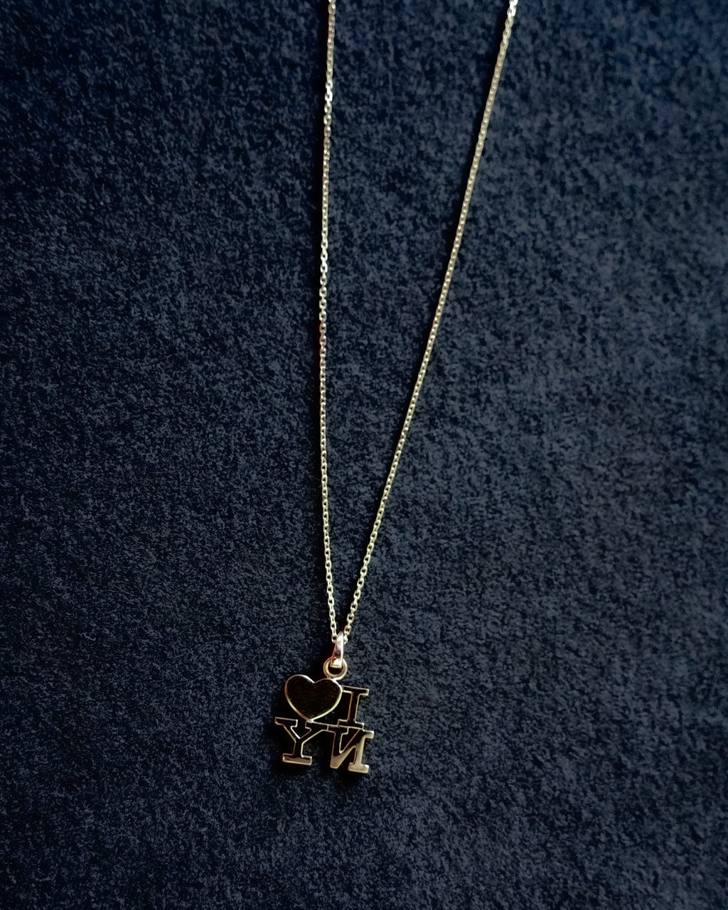 【Pre-oder】14K Gold Necklace -I LOVE NY-