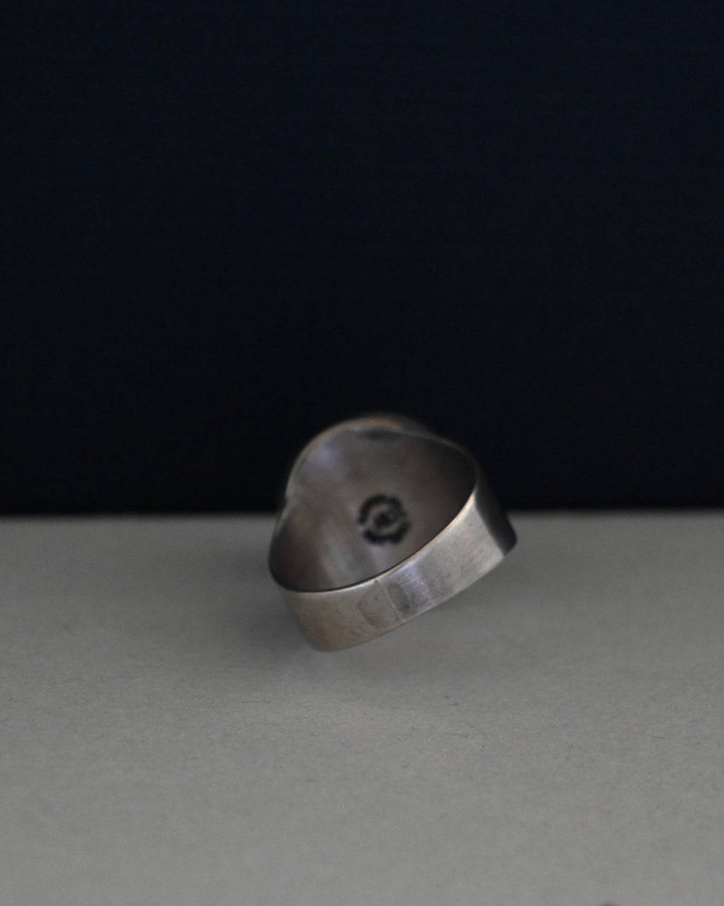 Silver Glass Ring - 12号