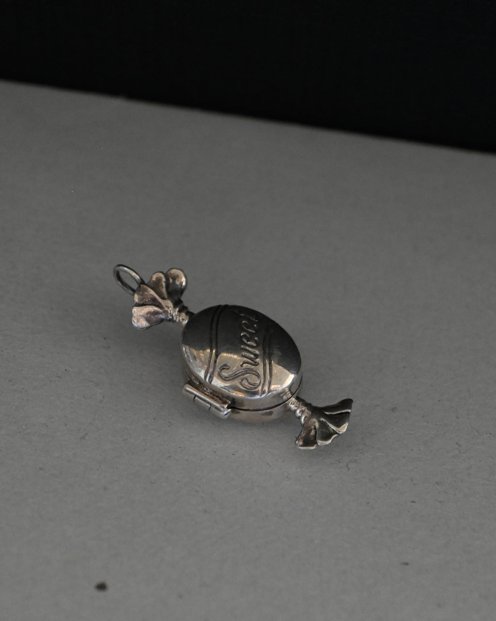 Silver Pill Case Charm
