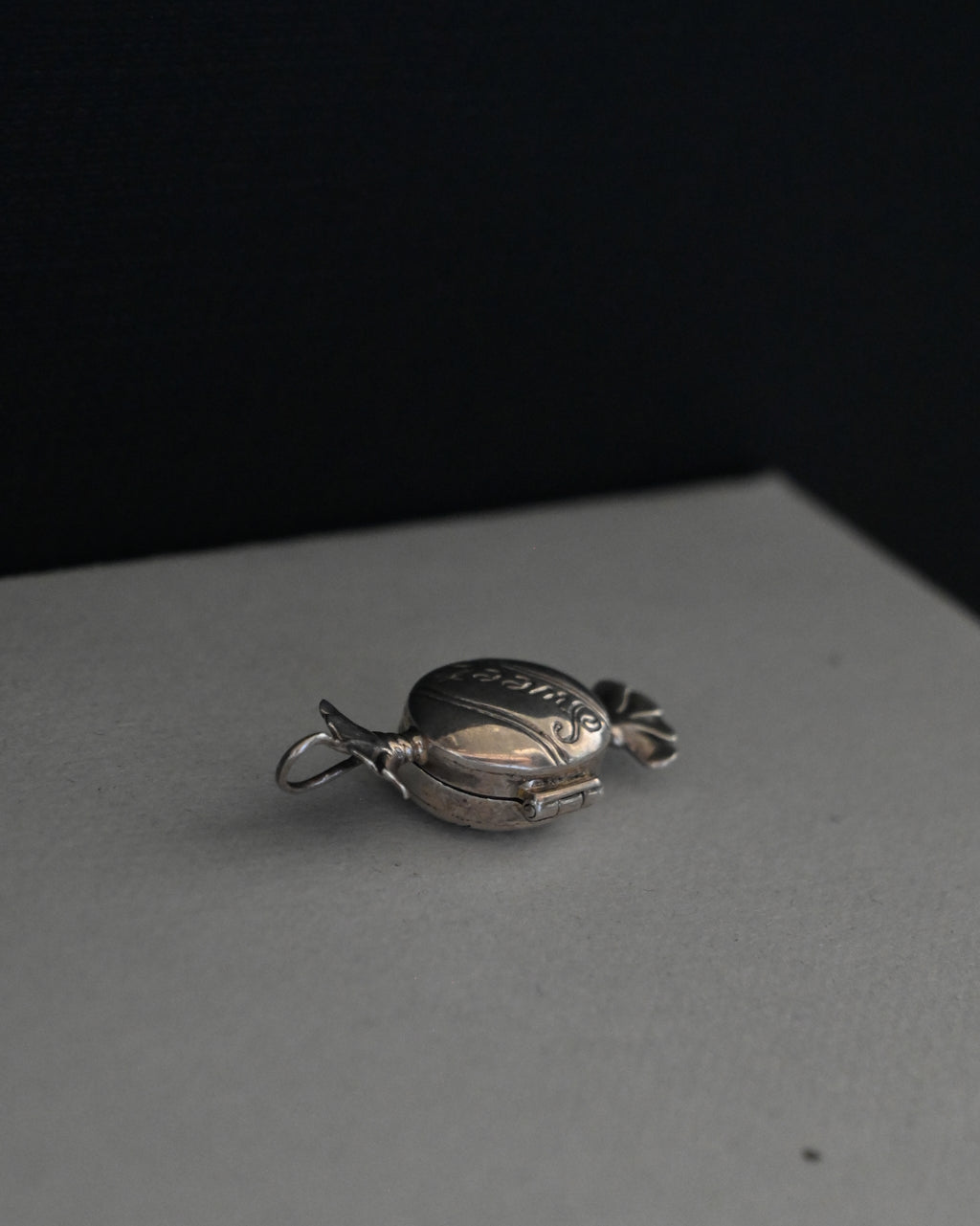 Silver Pill Case Charm