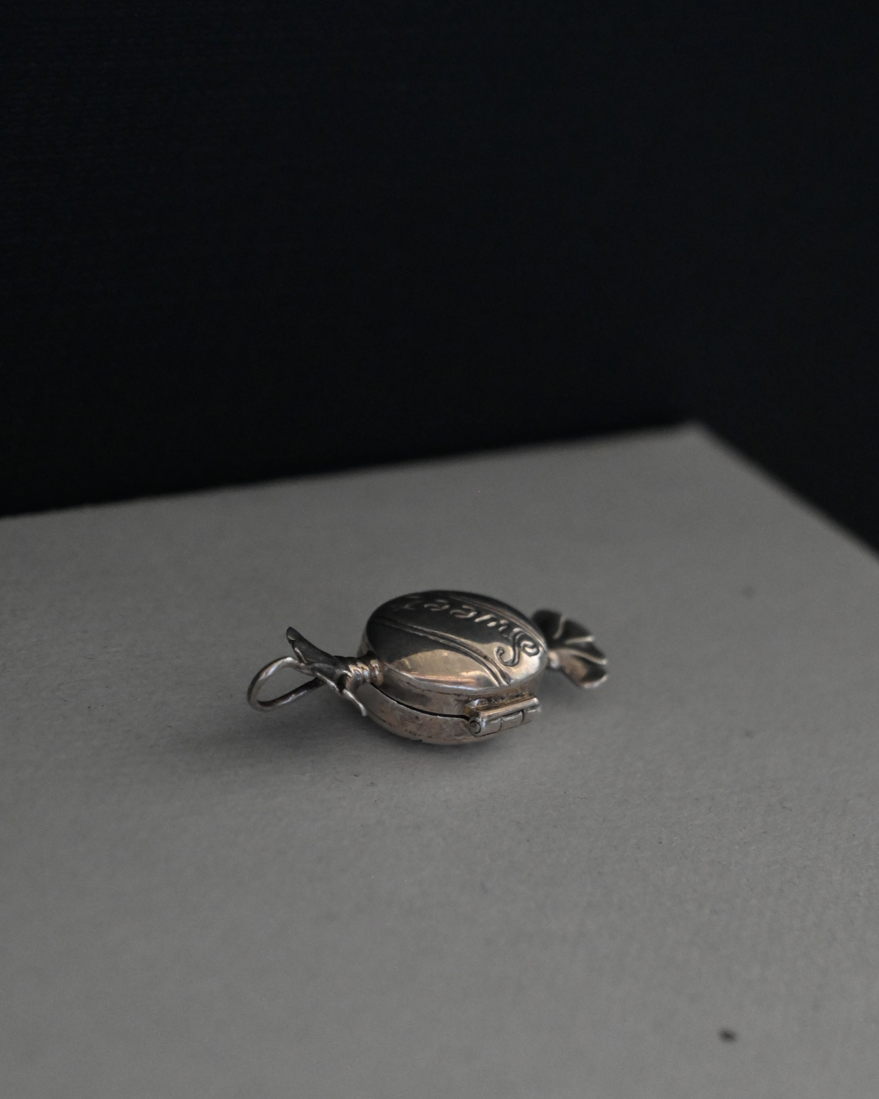 Silver Pill Case Charm