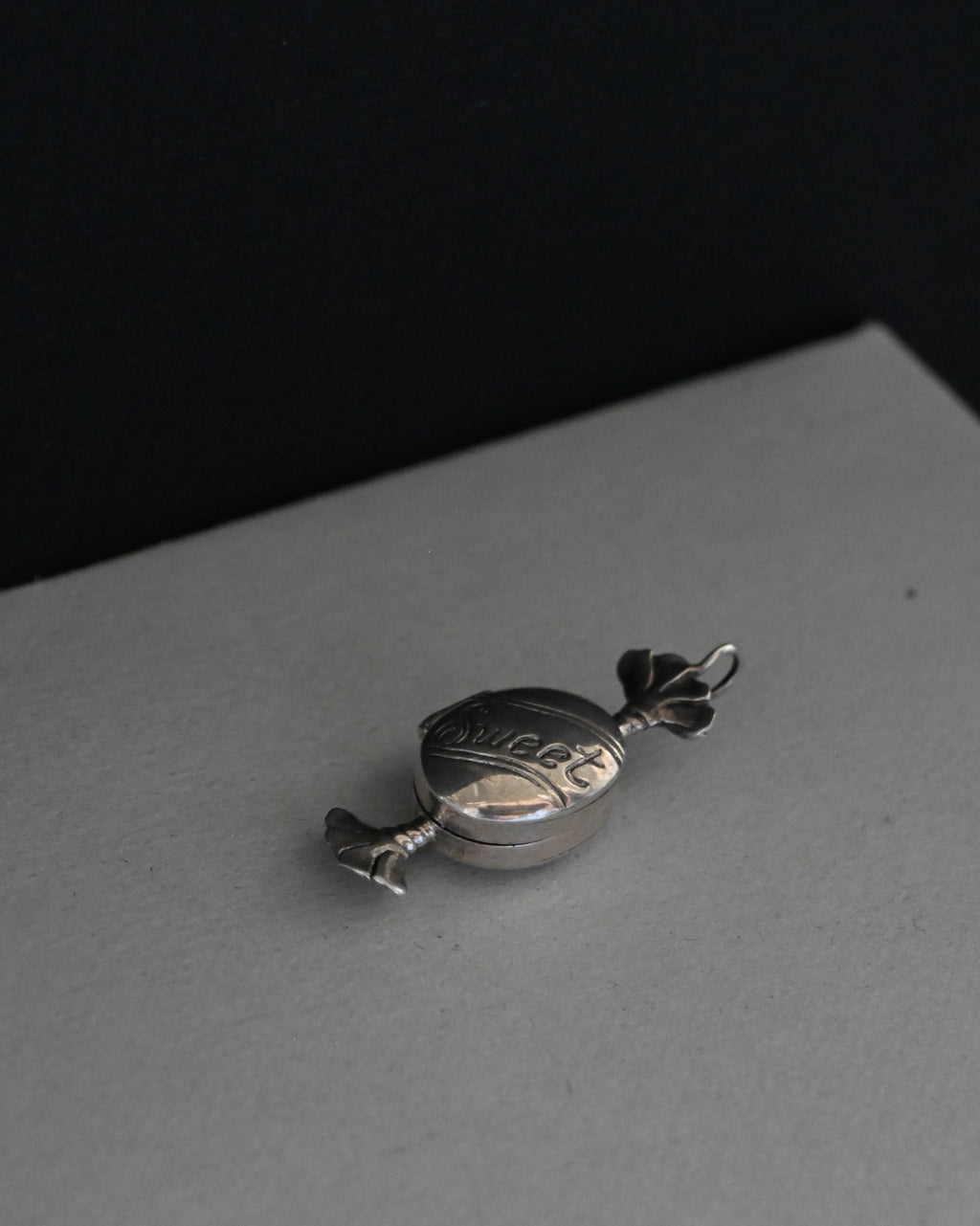 Silver Pill Case Charm