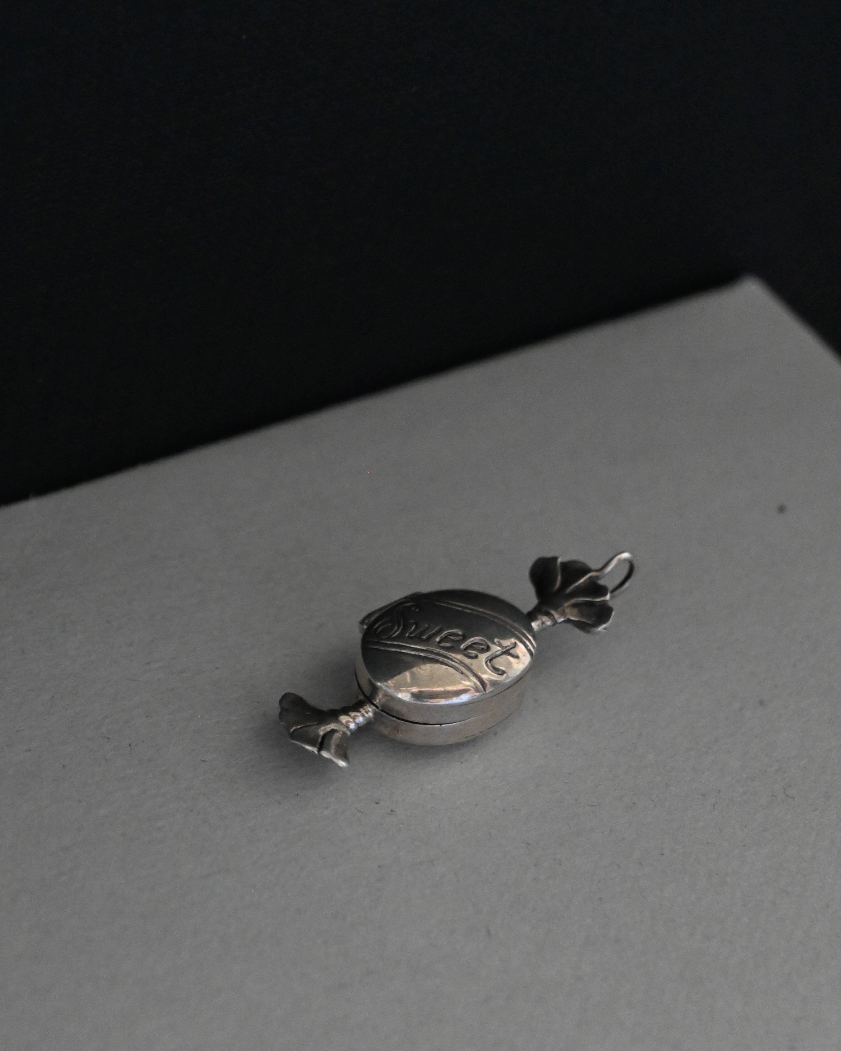 Silver Pill Case Charm