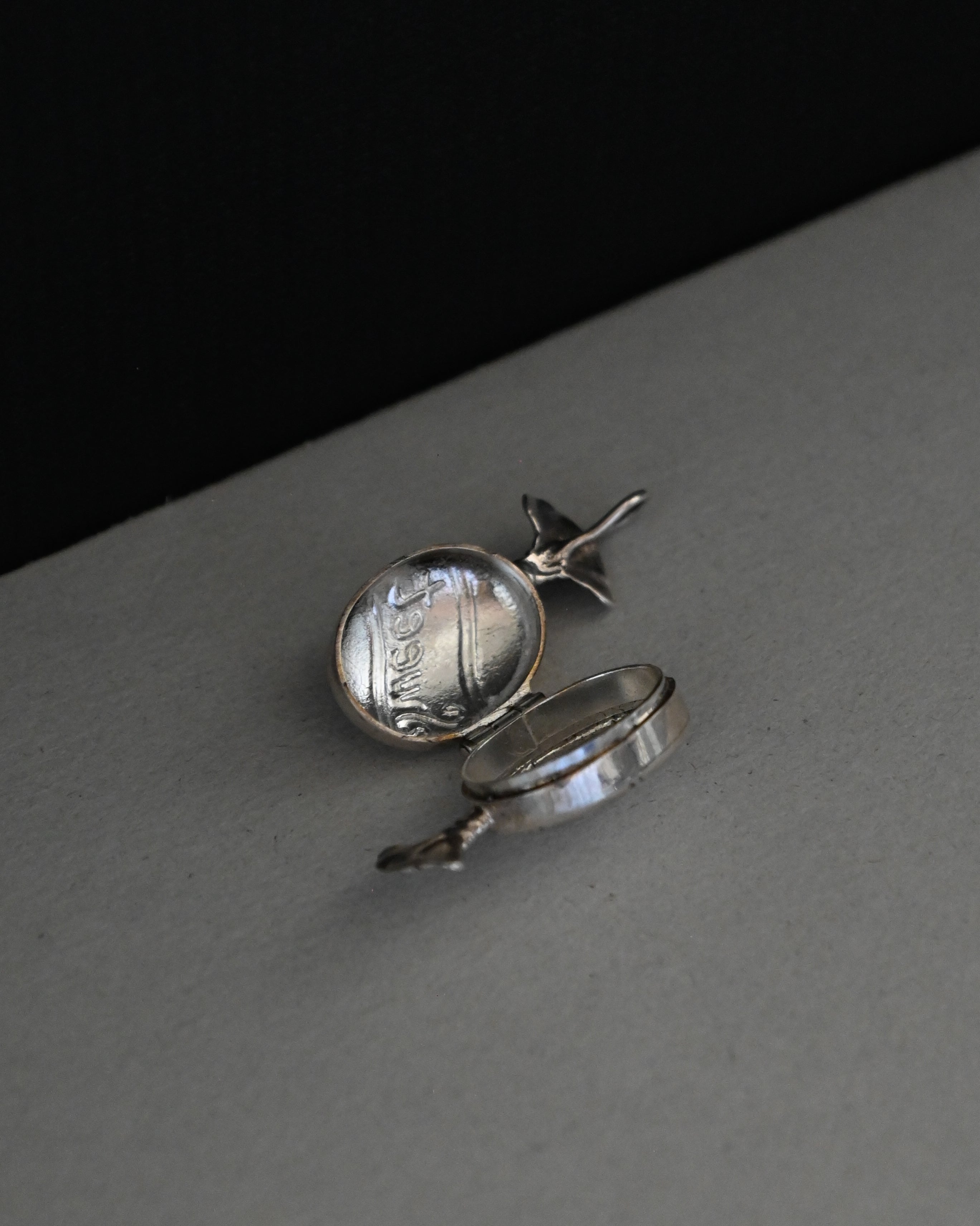 Silver Pill Case Charm
