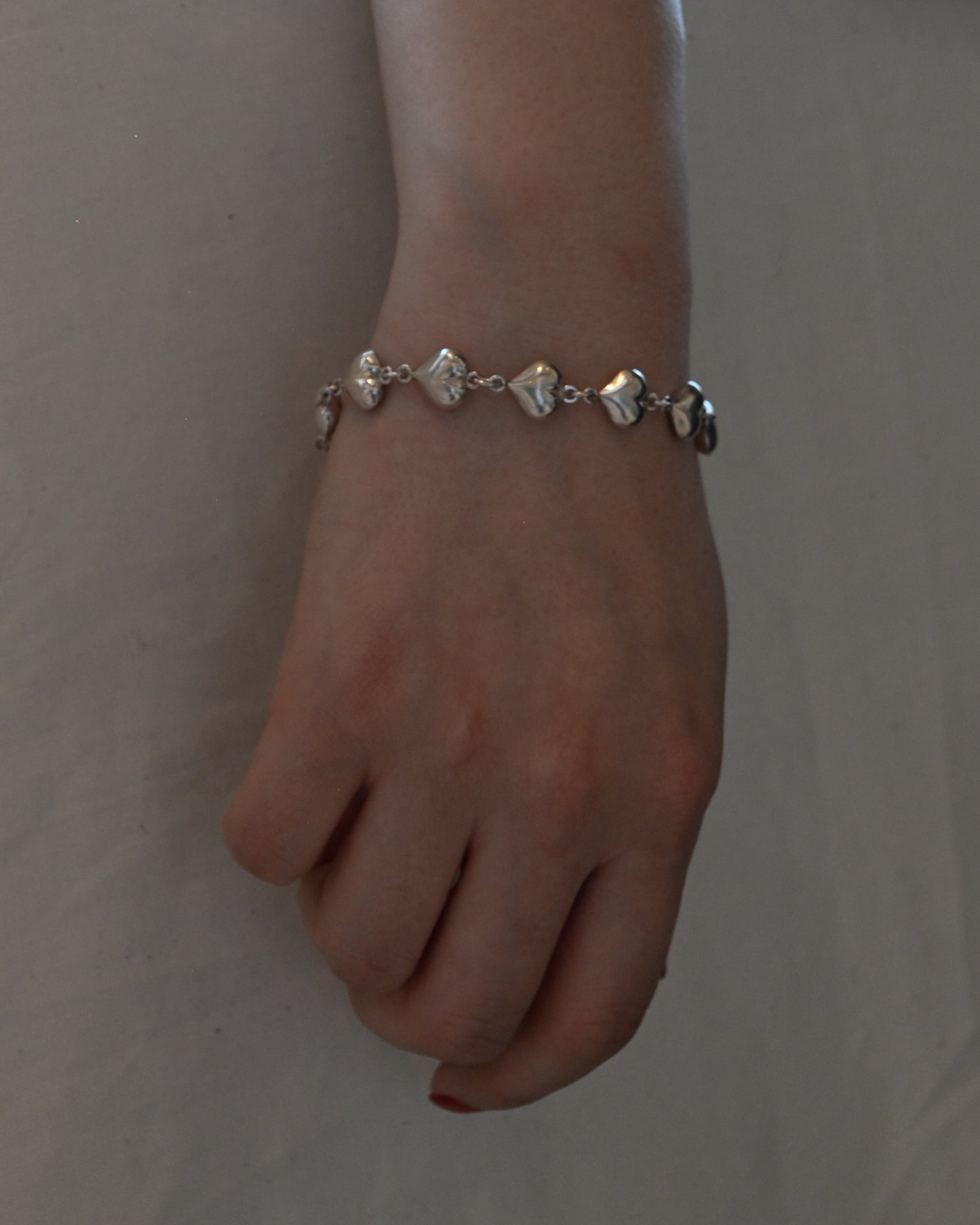 Silver Heart Bracelet