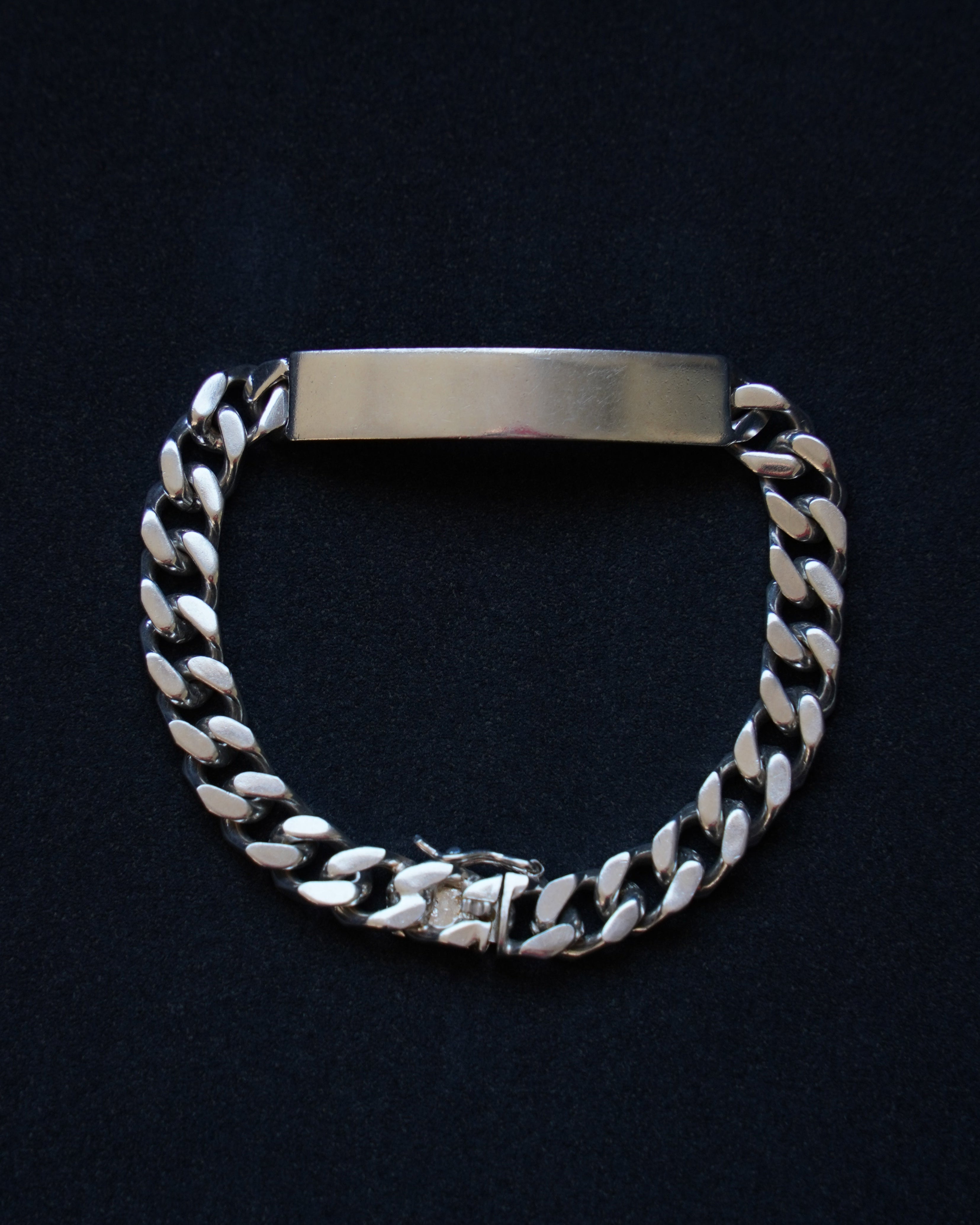 Vintage] Silver ID Bracelet - L | シルバー925 | ビンテージ