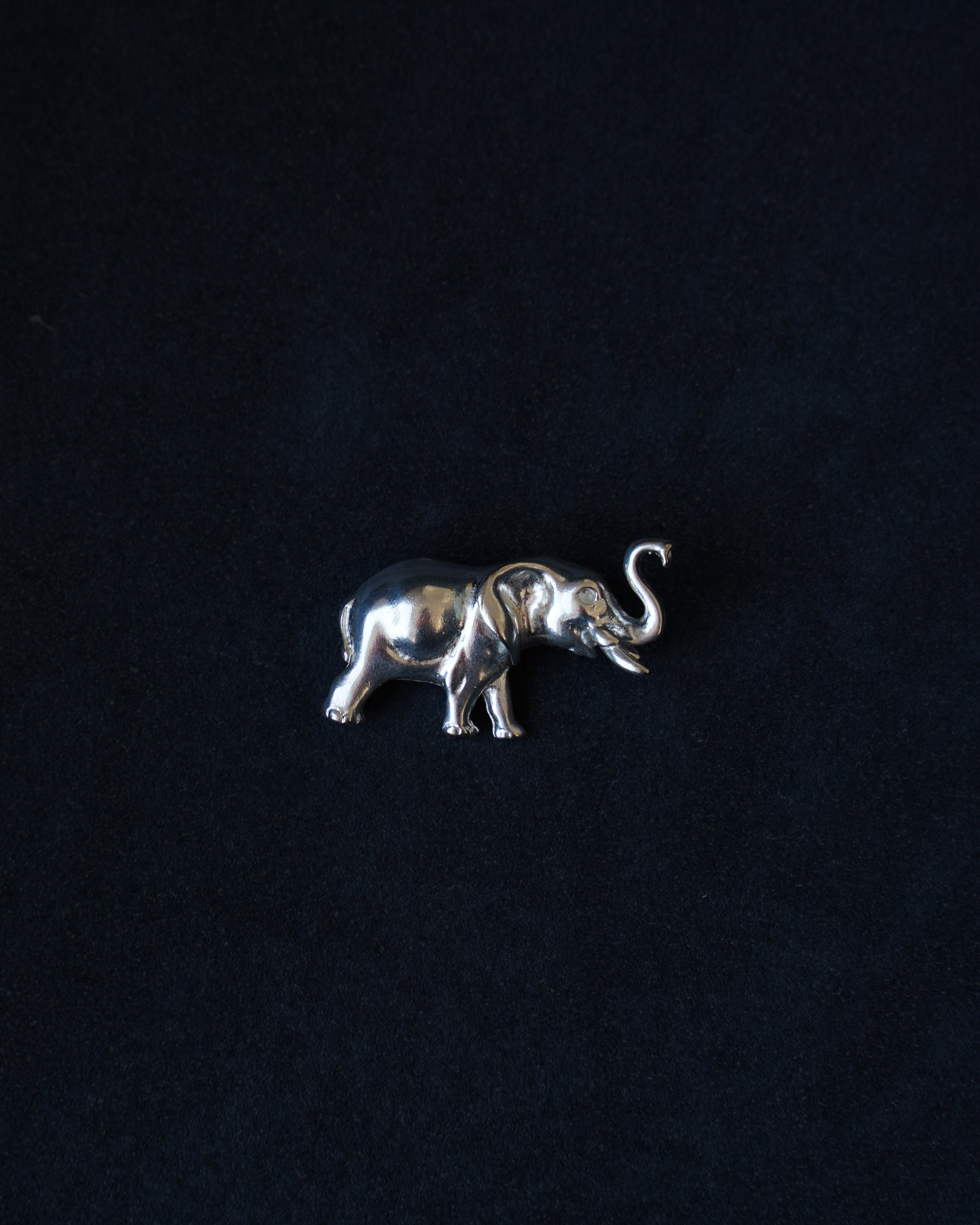 Silver Elephant Brooch (SVNL-25032)