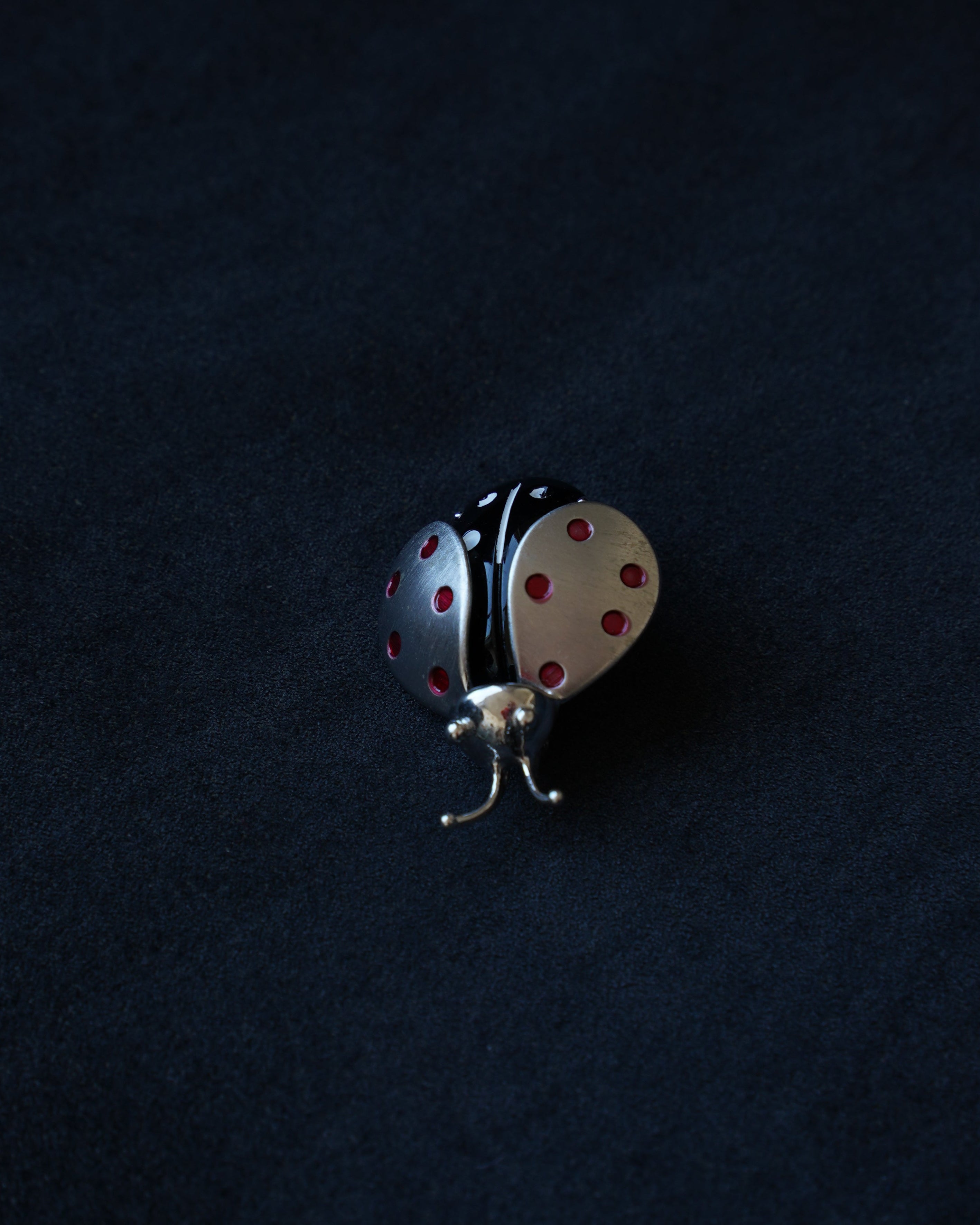 Silver Ladybug Brooch (SVNL-25032)