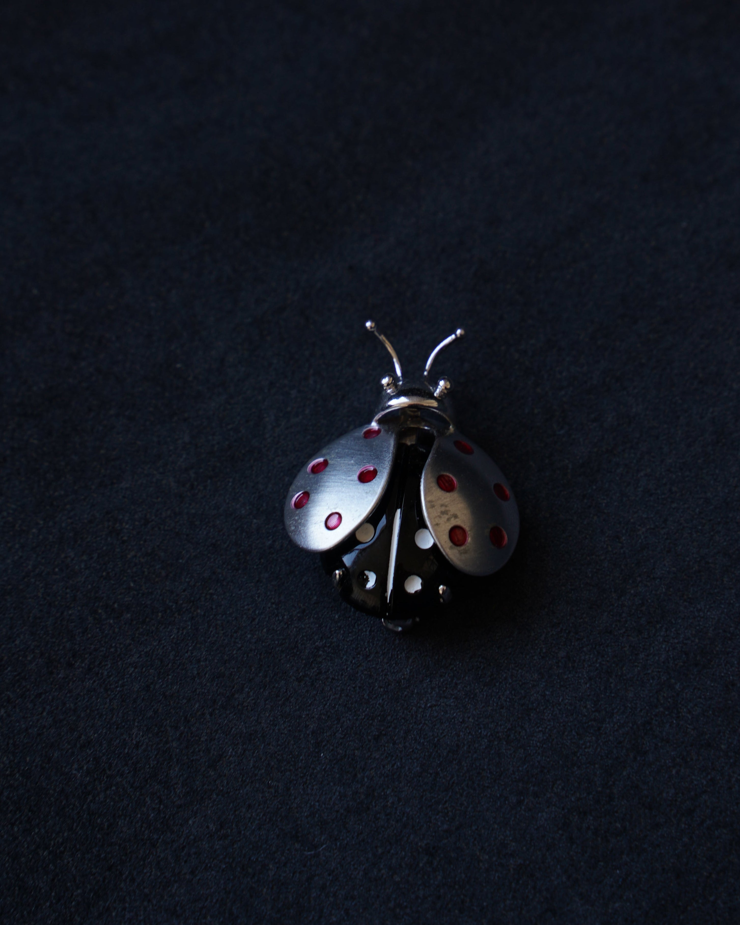 Silver Ladybug Brooch (SVNL-25032)