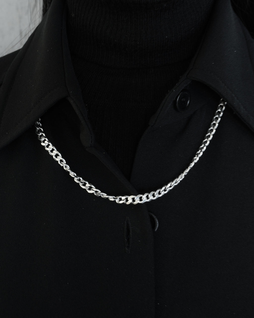 Chain Silver Necklace (SVNL-26004)