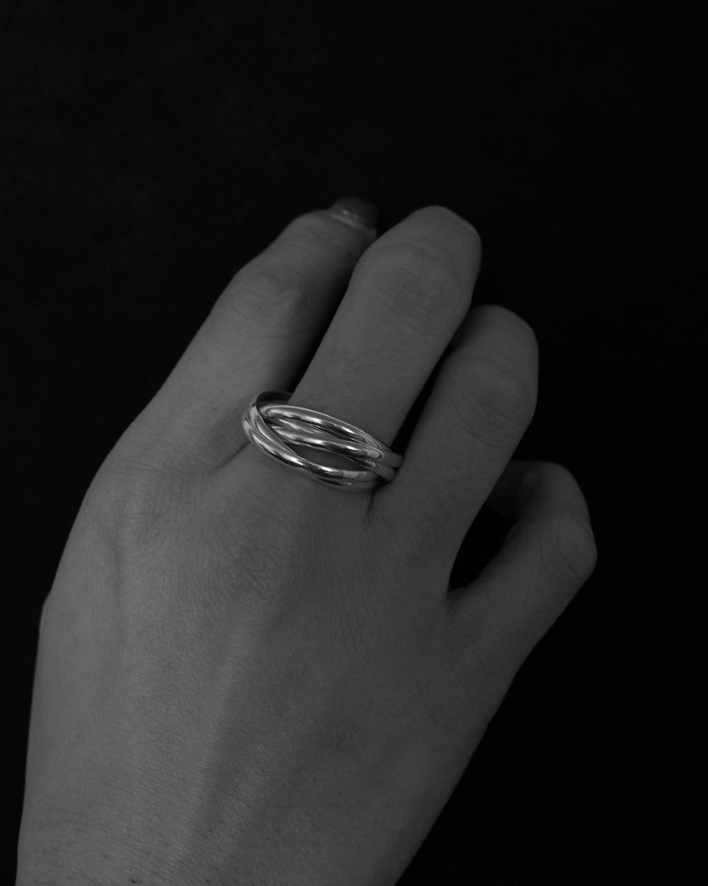 5 Links Silver Ring (SVR-26017-2)