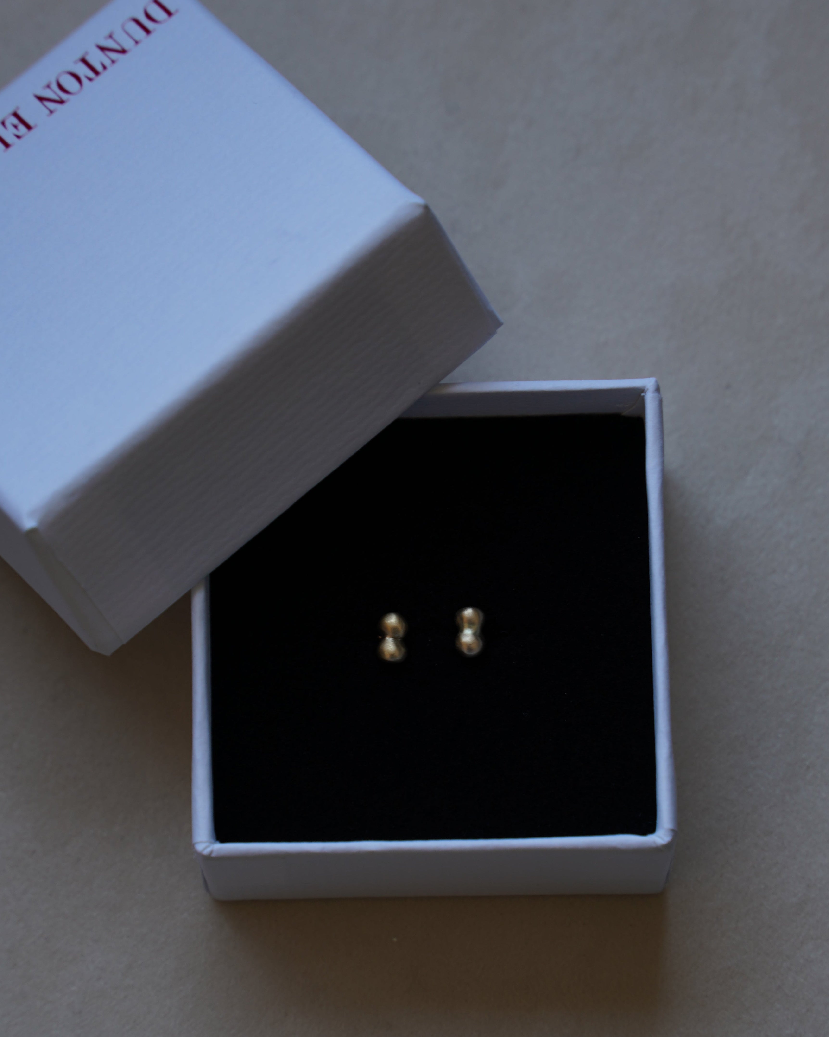 "Dunton Ellerkamp" 14k Two Dot Earrings