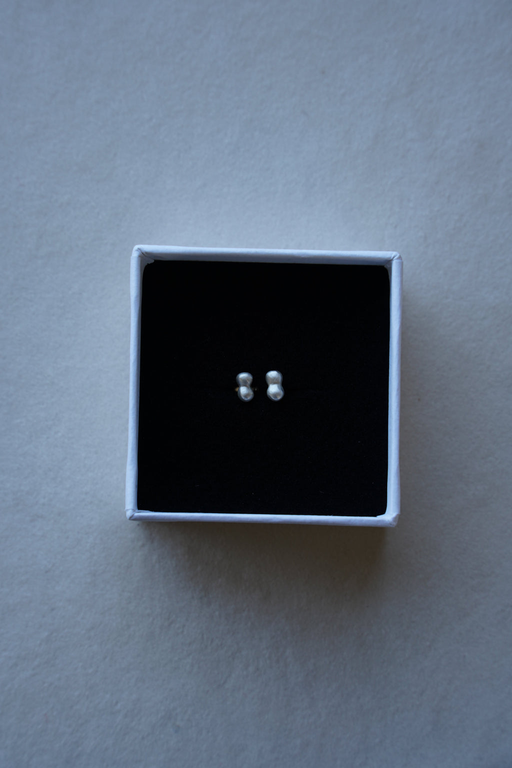 "Dunton Ellerkamp" Two Dot Earrings - Silver