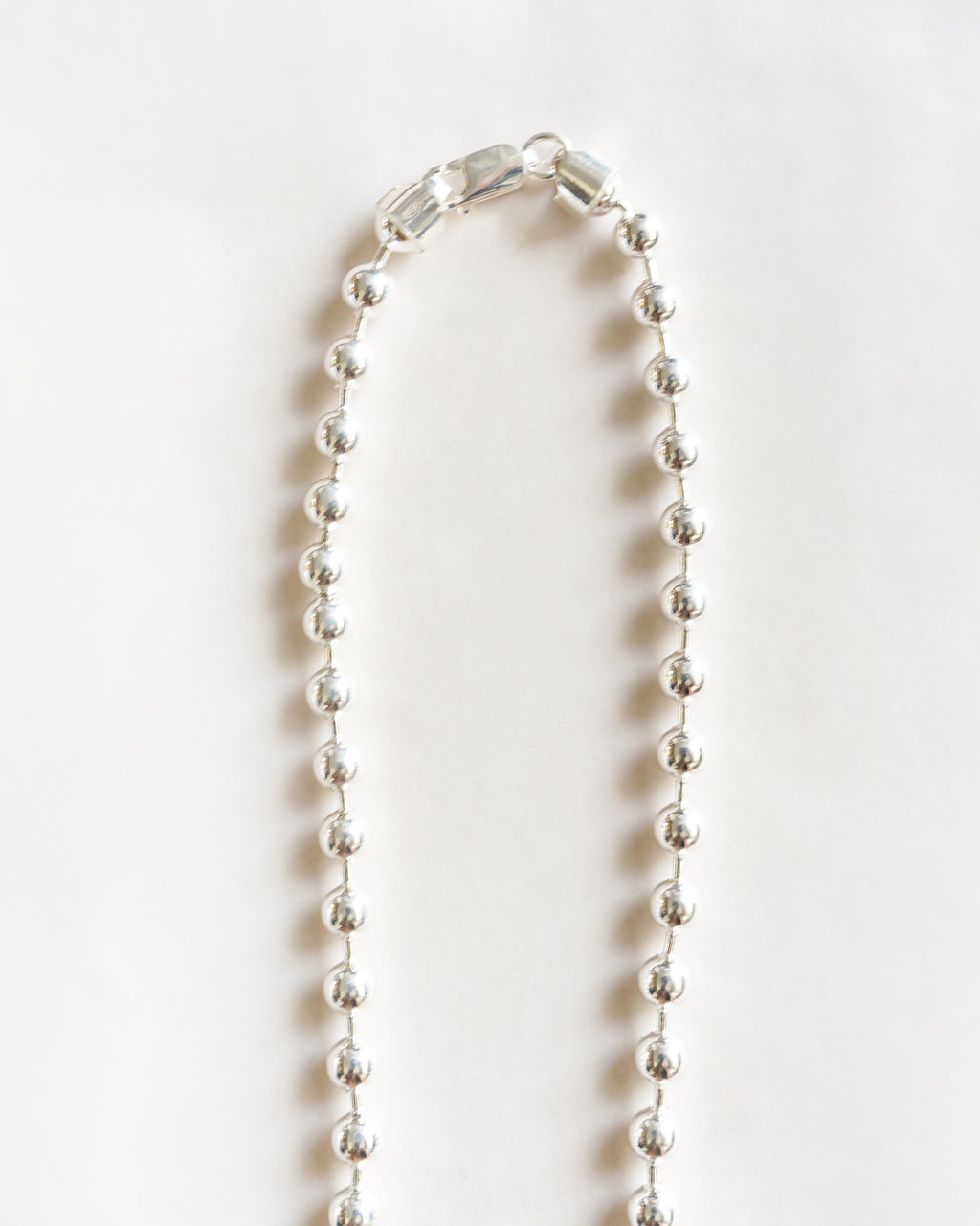 Ball Chain Silver Necklace (SVNL-26007)