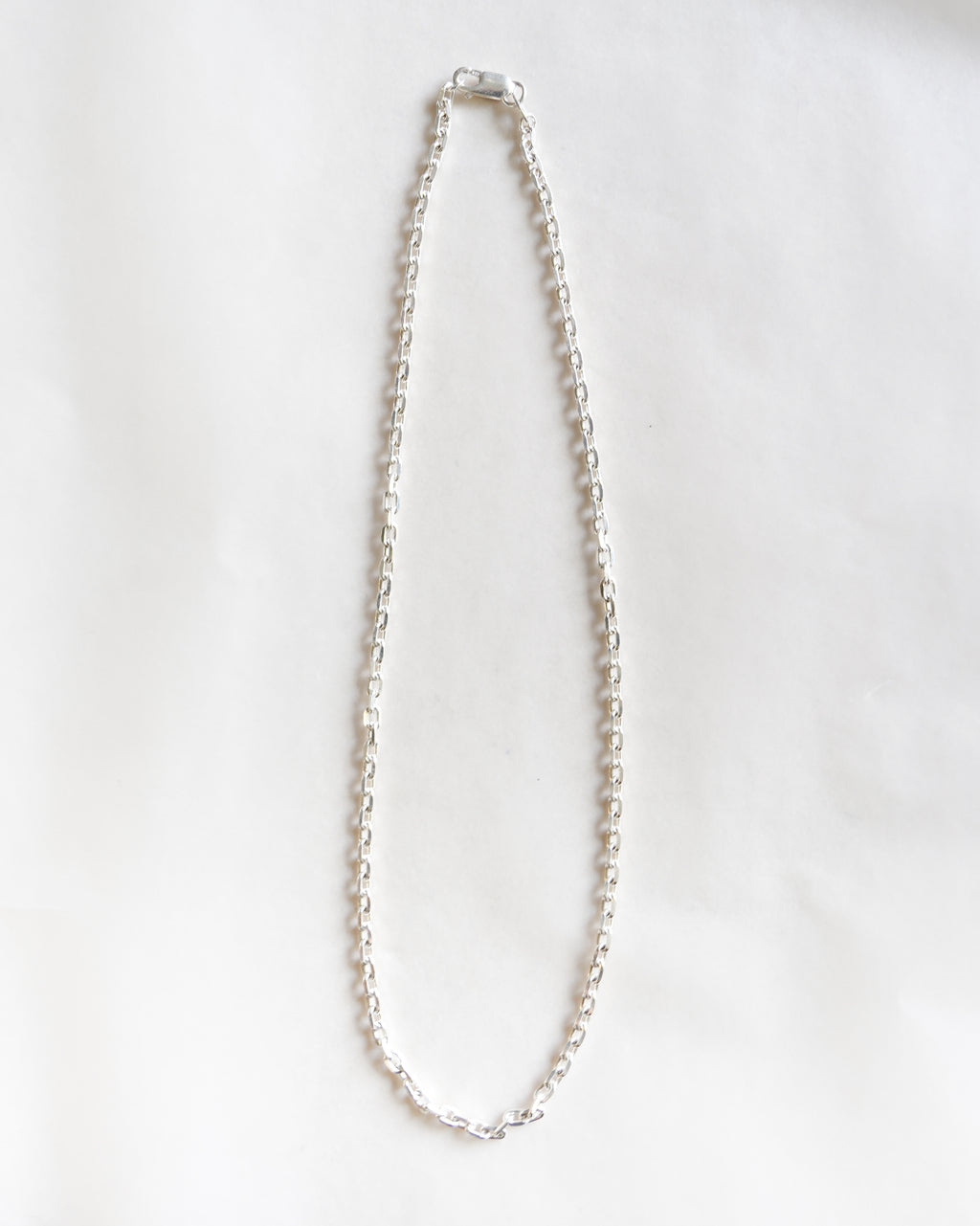 Chain Silver Necklace (SVNL-26006)