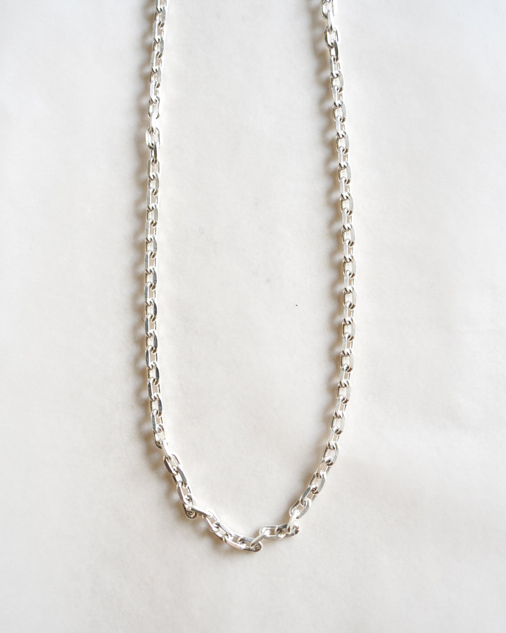 Chain Silver Necklace (SVNL-26006)