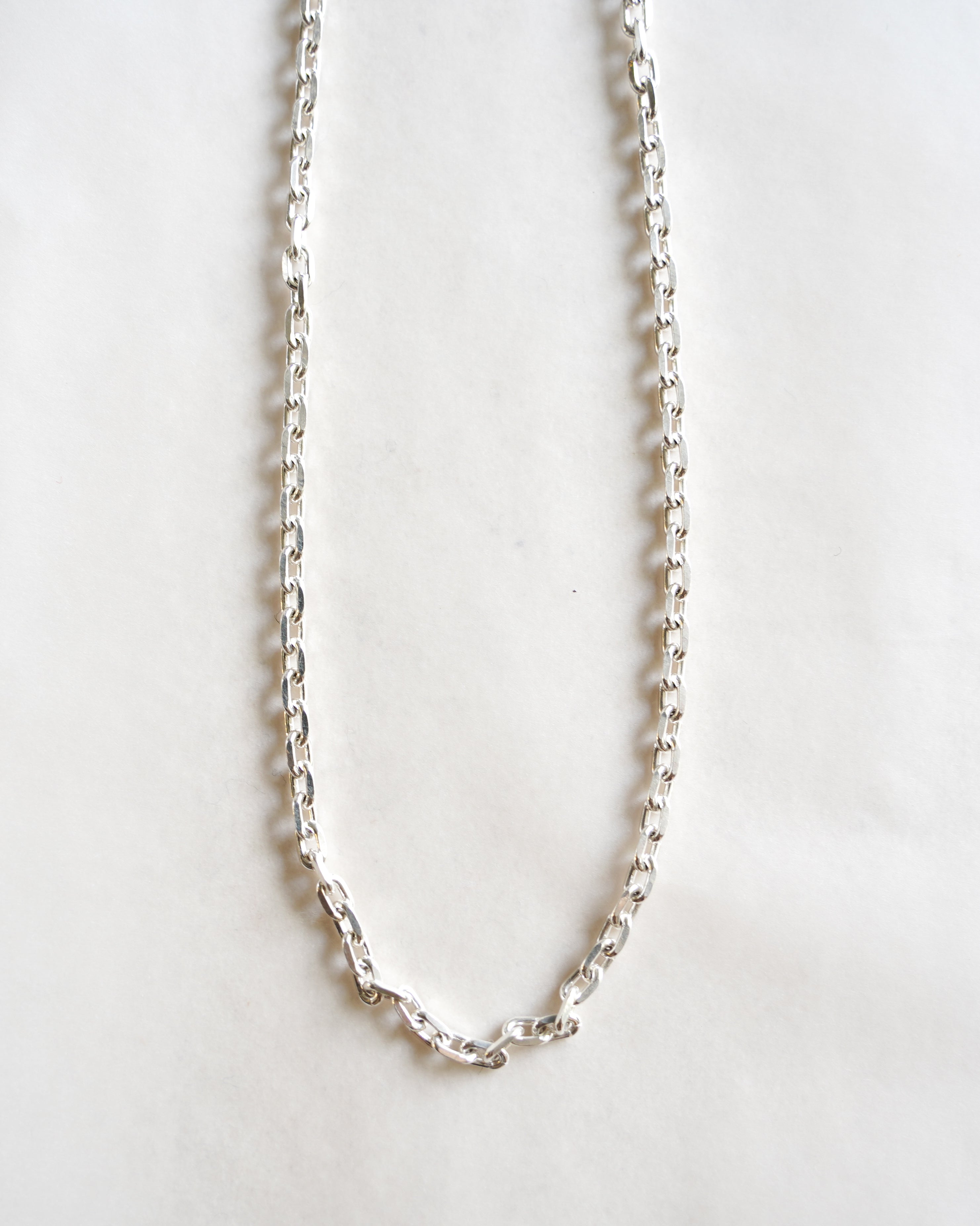 Chain Silver Necklace (SVNL-26006)