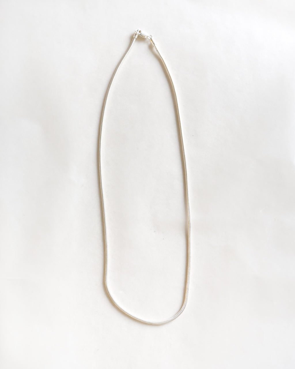 Snake Silver Chain Necklace (SVNL-26008-1)