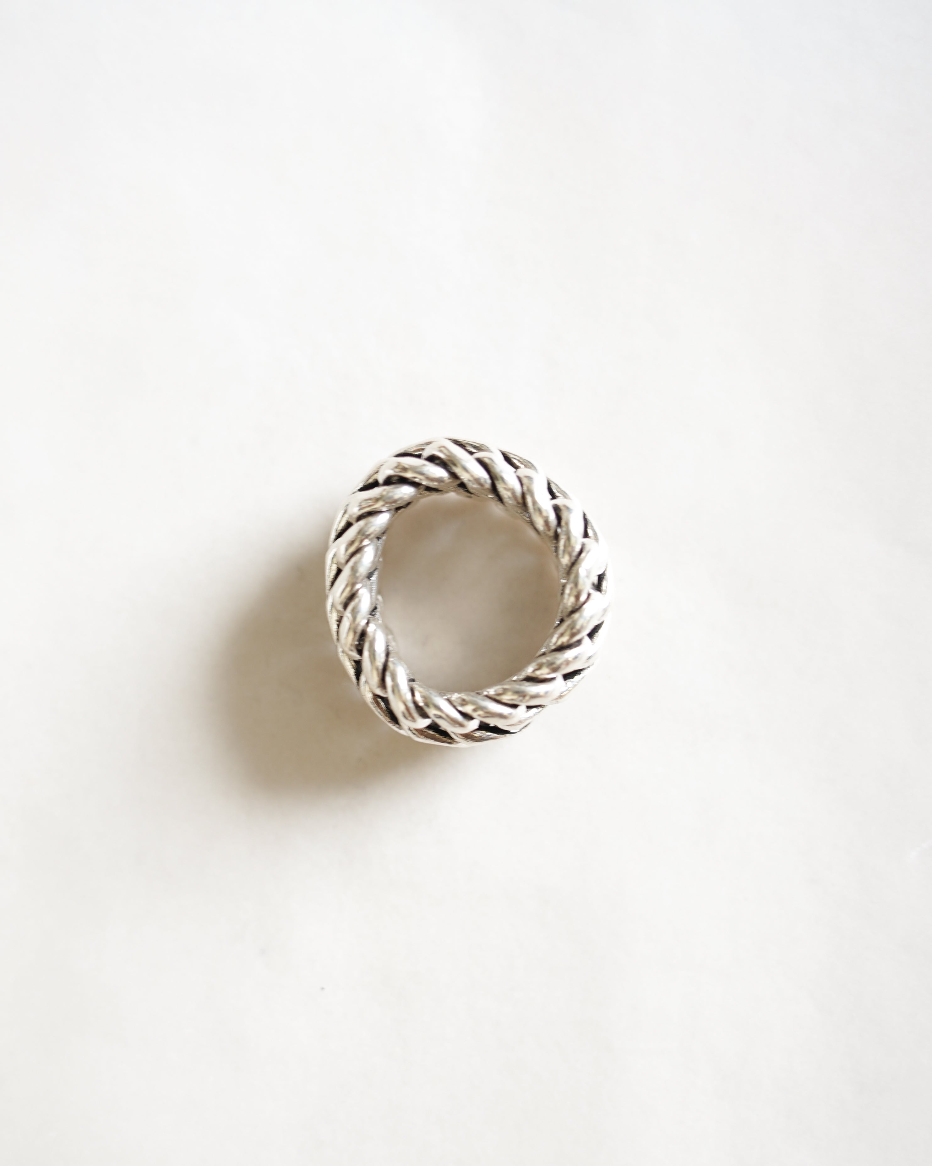 Wide Chain Silver Ring (SVR-26008)