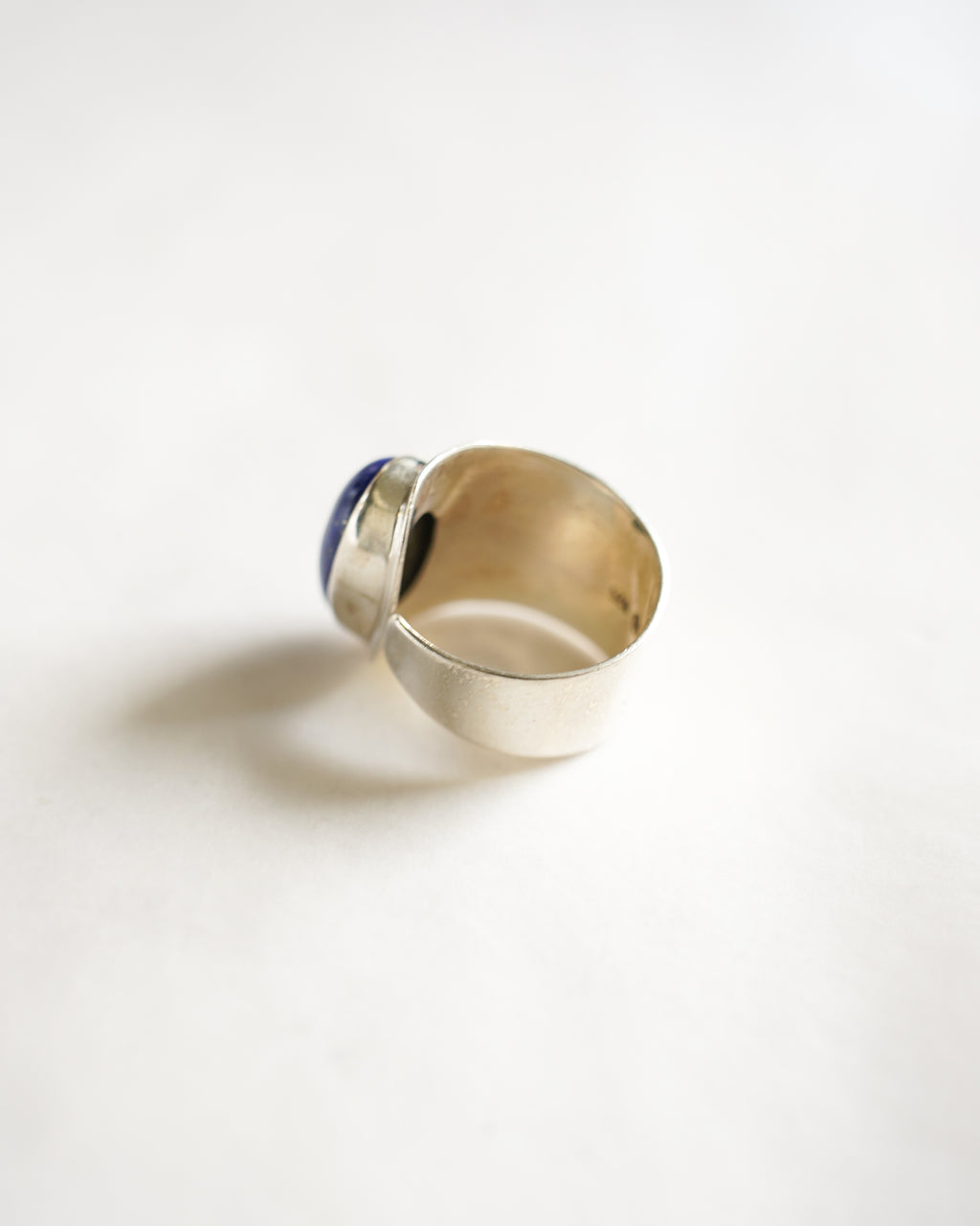 Lapis Wrap Silver Ring (SVR-26014)