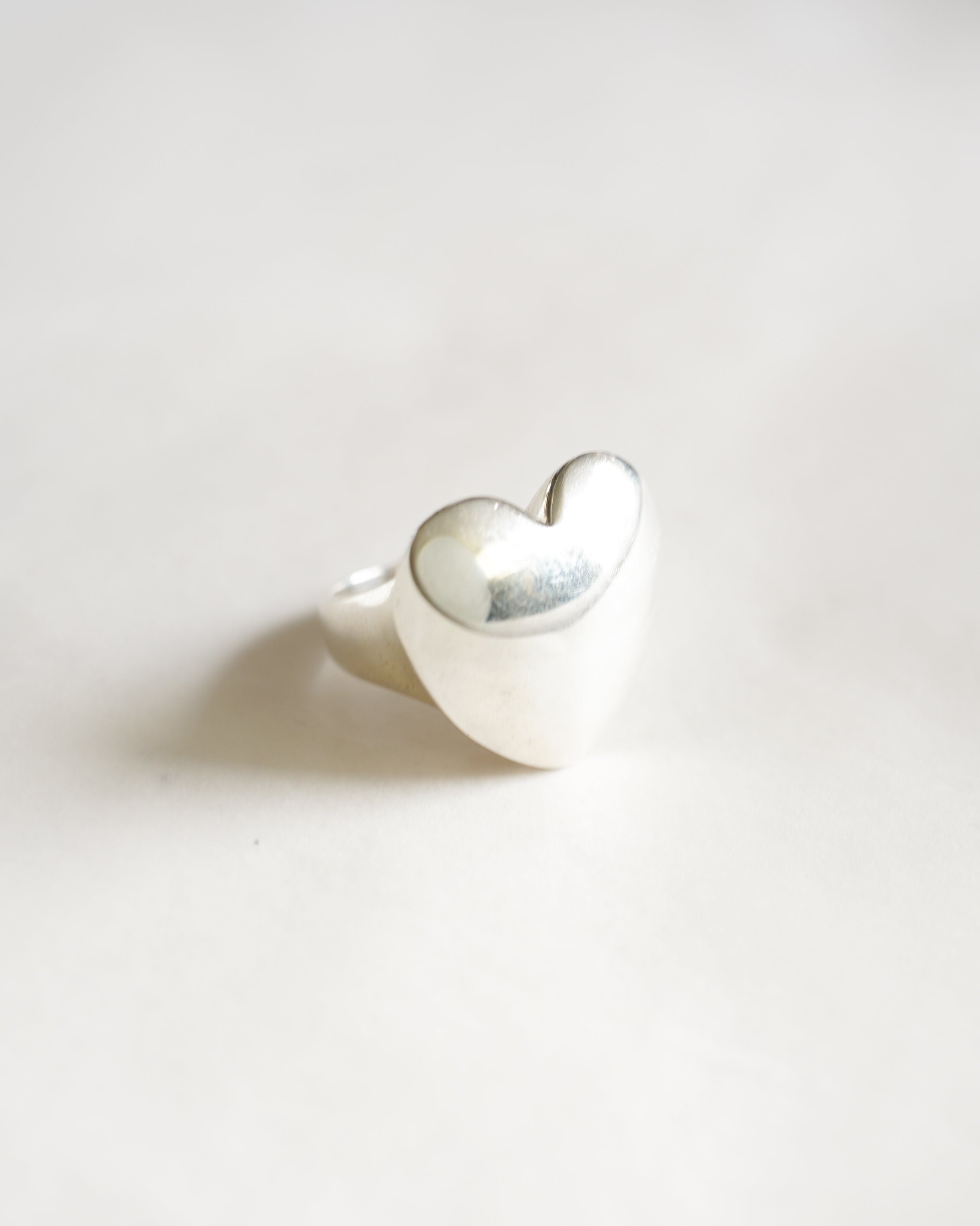 Bold Heart Silver Ring (SVR-26006)