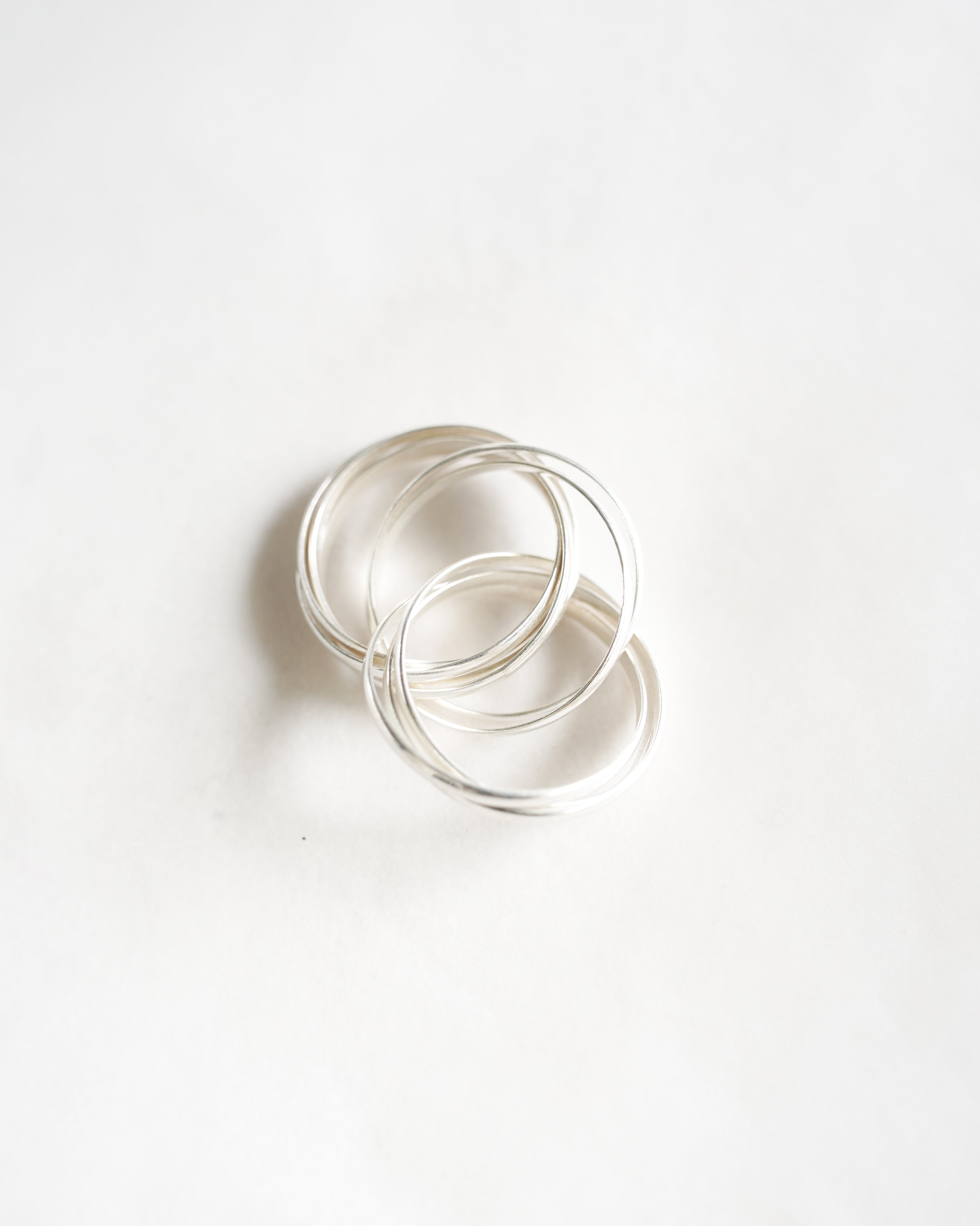 7 Links Silver Ring (SVR-26017-4)