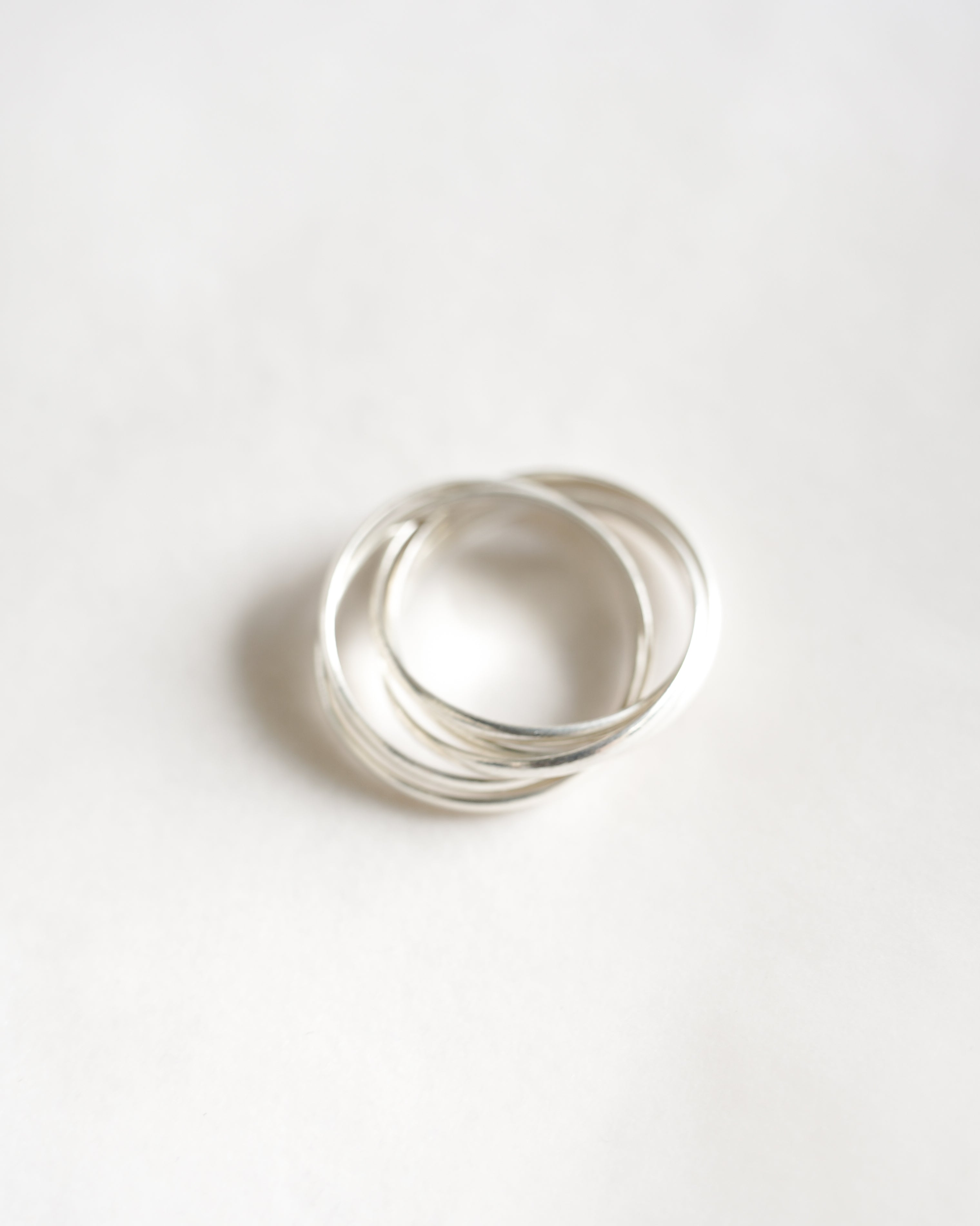 5 Links Silver Ring (SVR-26017-2)
