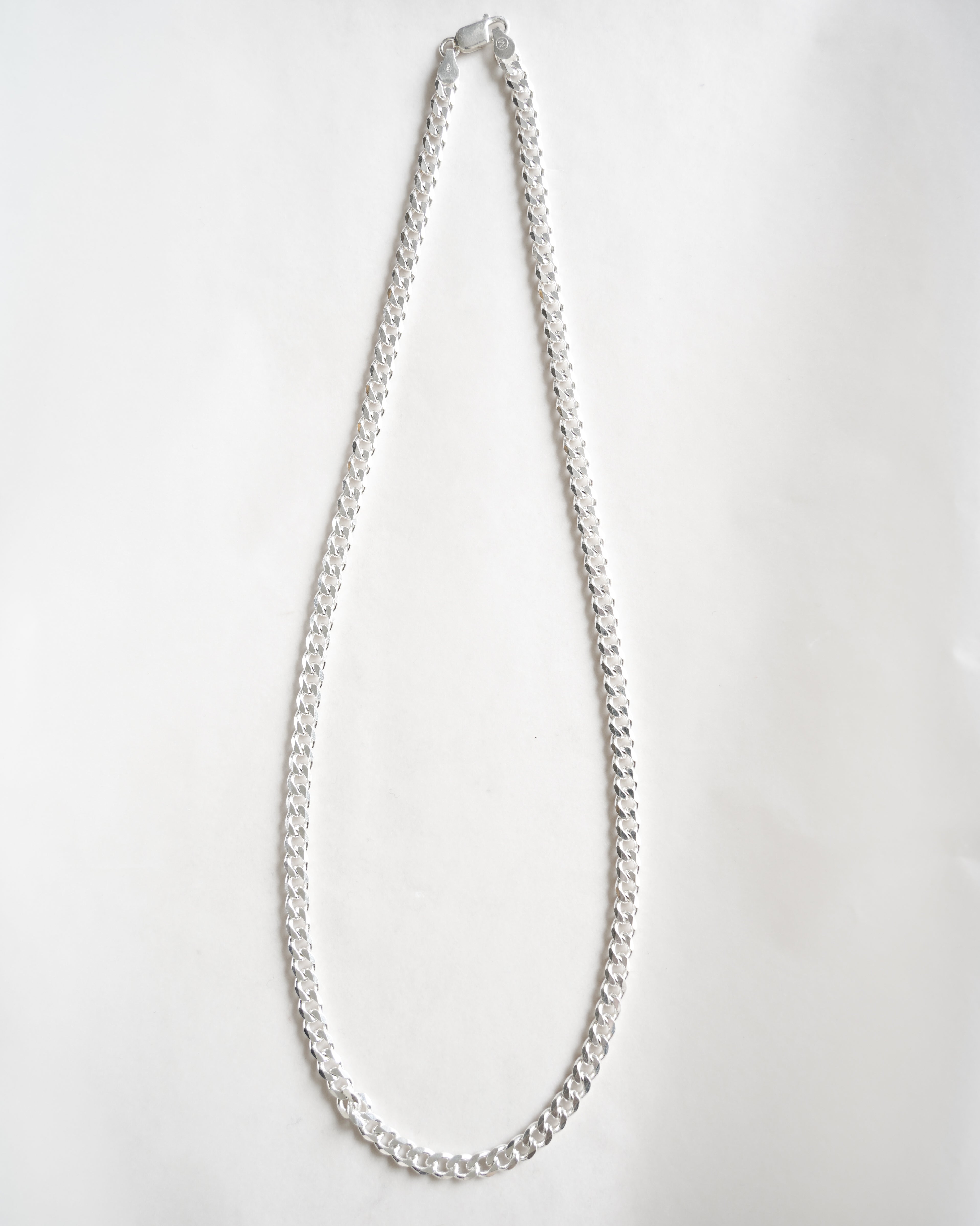Chain Silver Necklace (SVNL-26004)