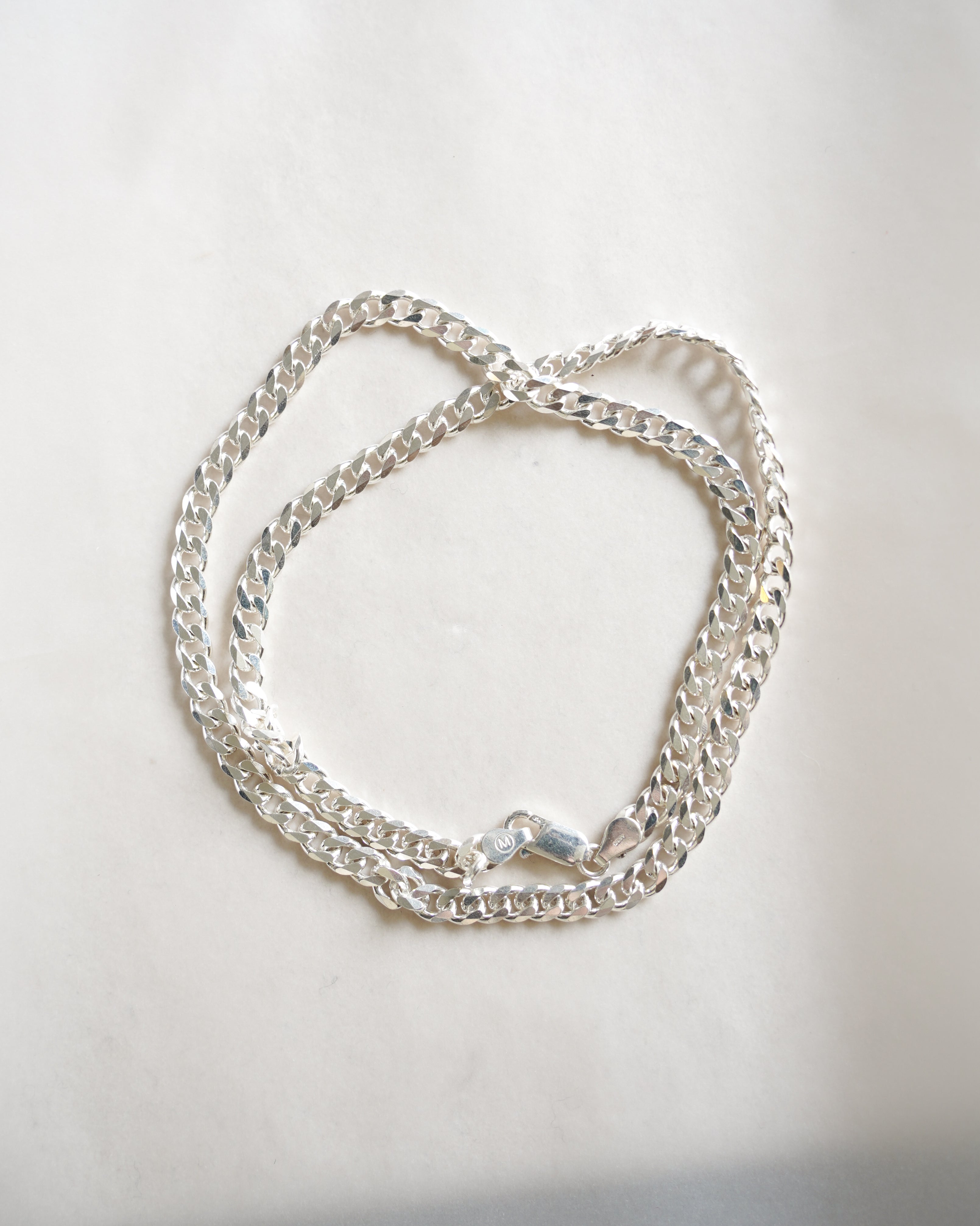 Chain Silver Necklace (SVNL-26004)