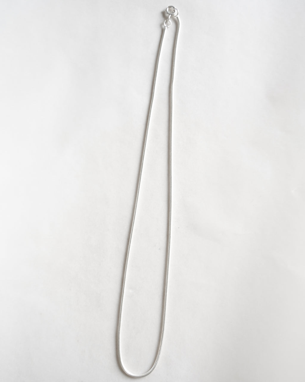 Snake Silver Chain Necklace (SVNL-26008-2)