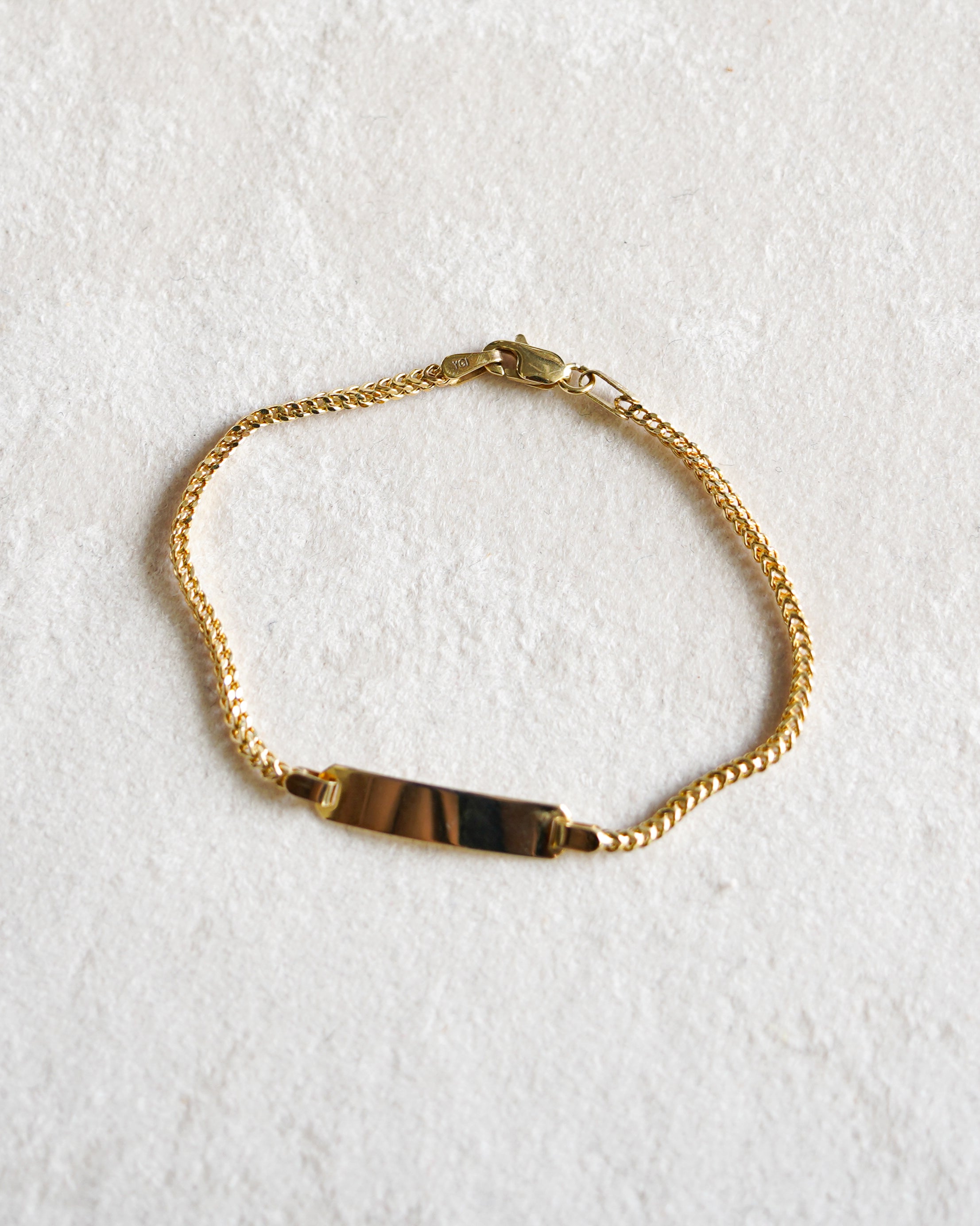 14K Gold ID Bracelet (GDB-26015)