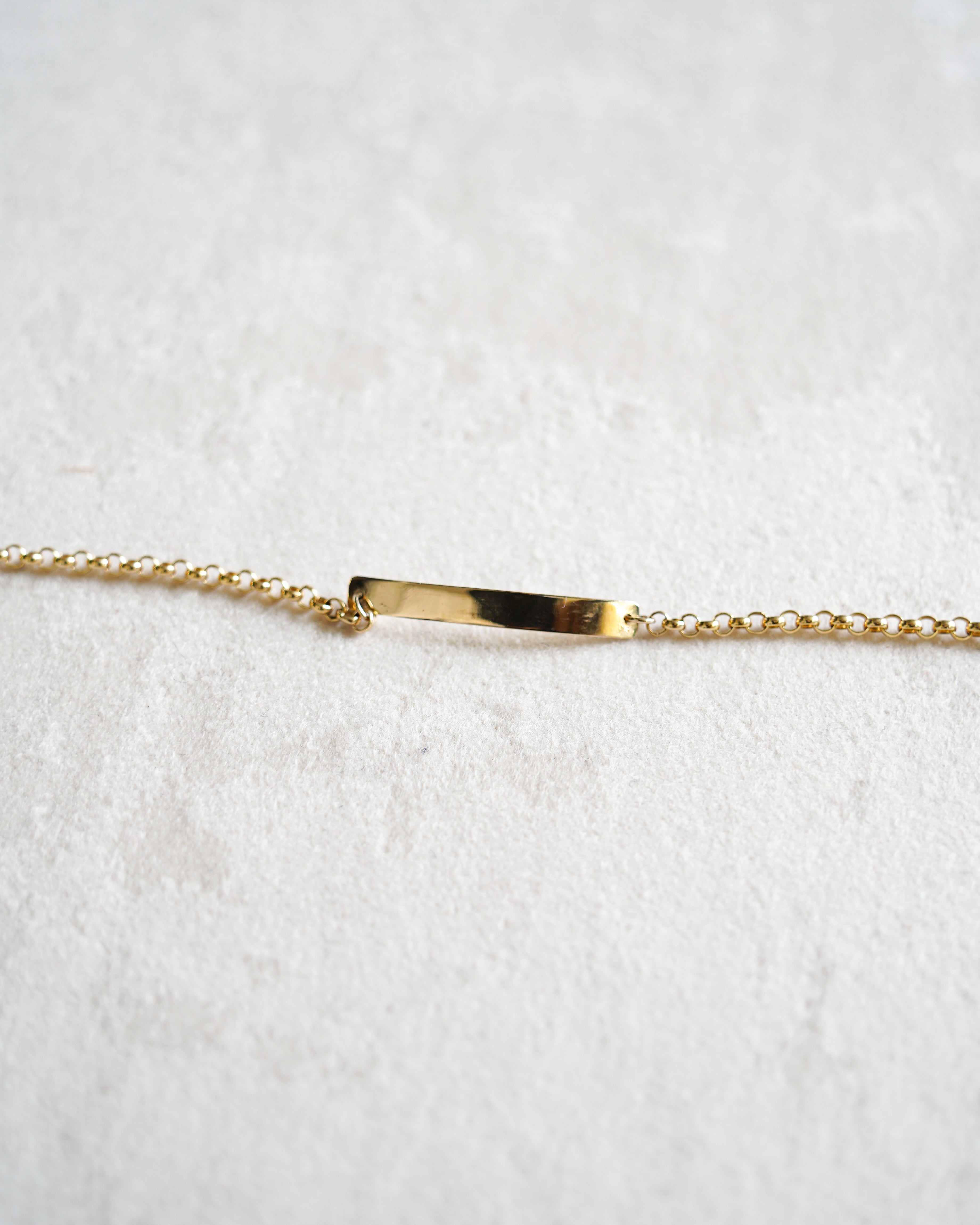 14K Gold ID Bracelet (GDB-26016)