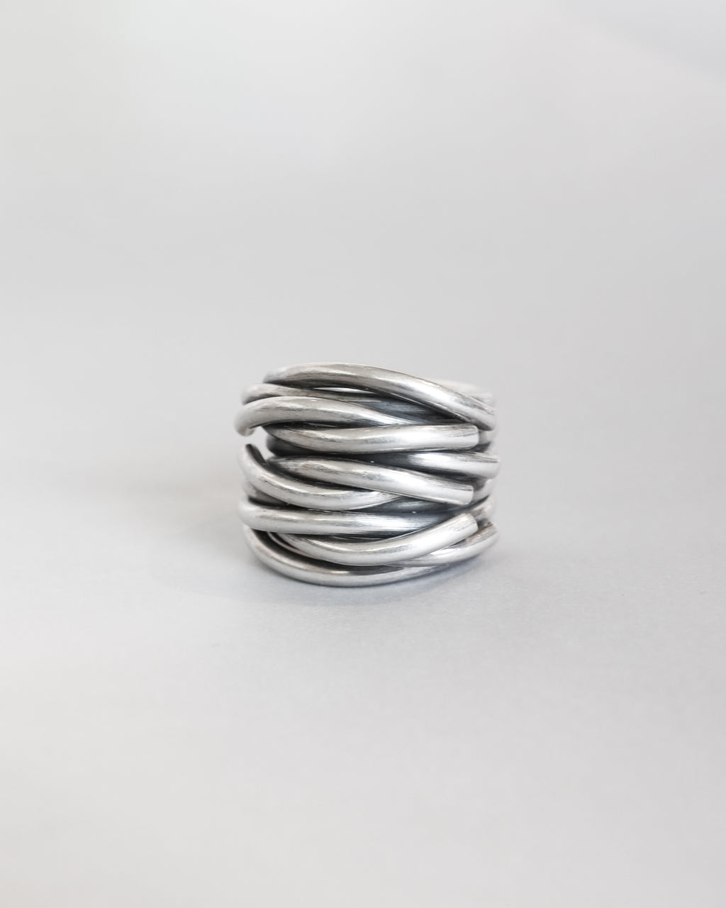 Interwoven Silver Ring (SVR-26020)