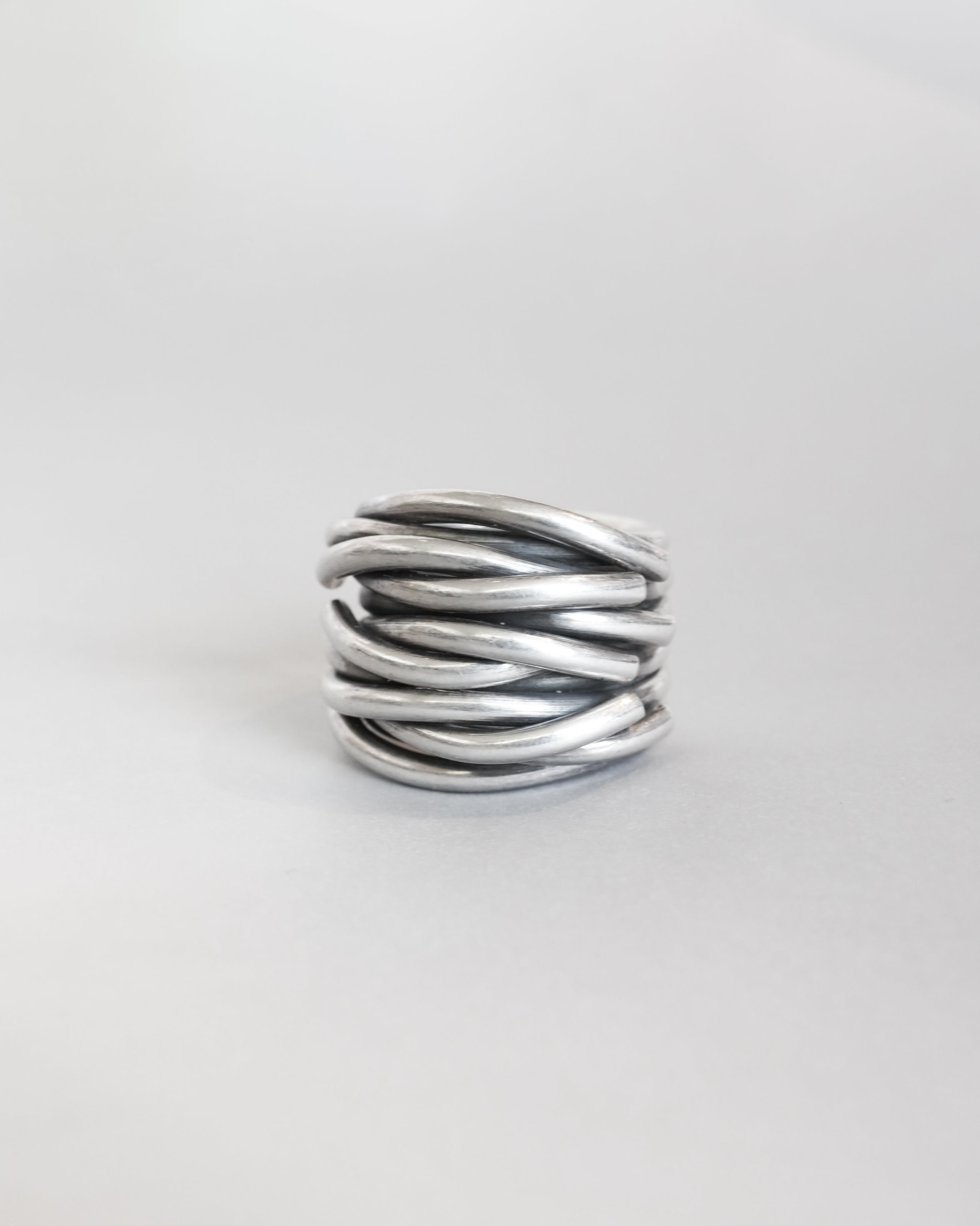 Interwoven Silver Ring (SVR-26020)