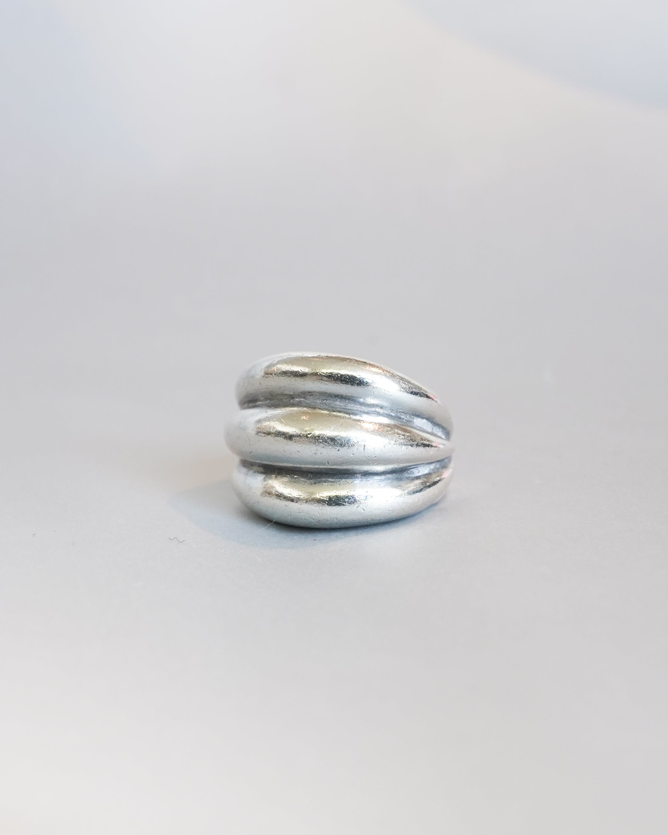 Silver Triple Line Ring (SVR-26025)